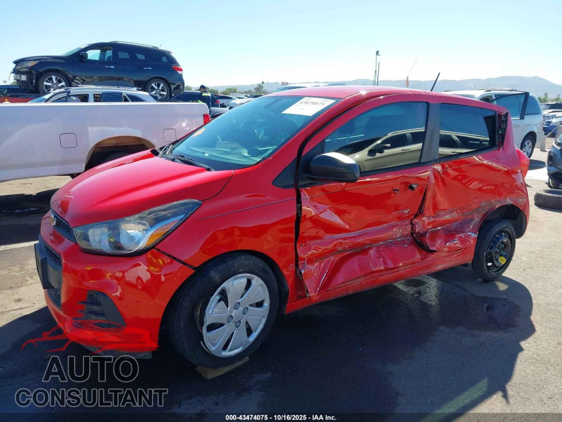 CHEVROLET SPARK 2017 - KL8CB6SA9HC706256