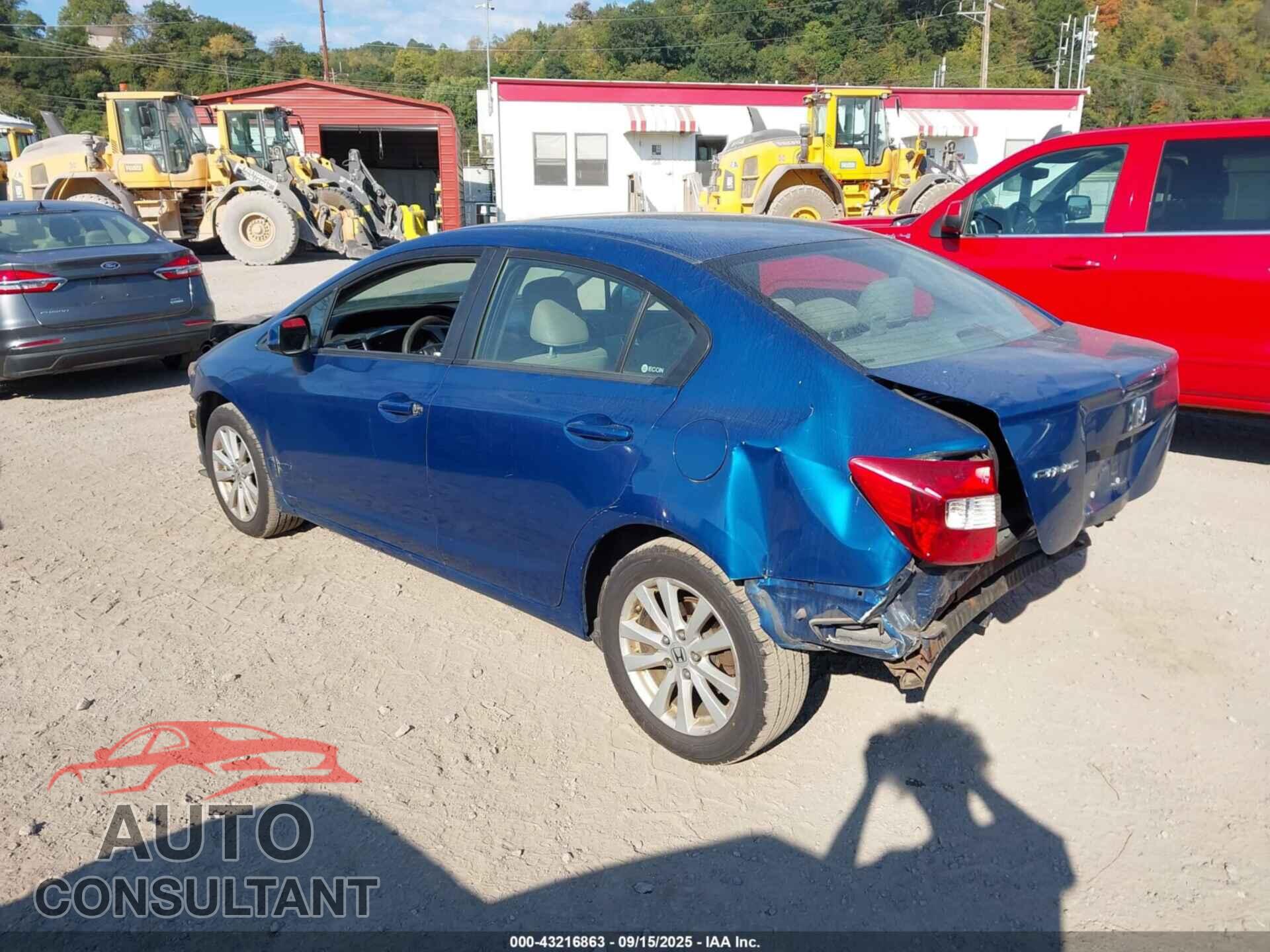 HONDA CIVIC 2012 - 2HGFB2F85CH537770