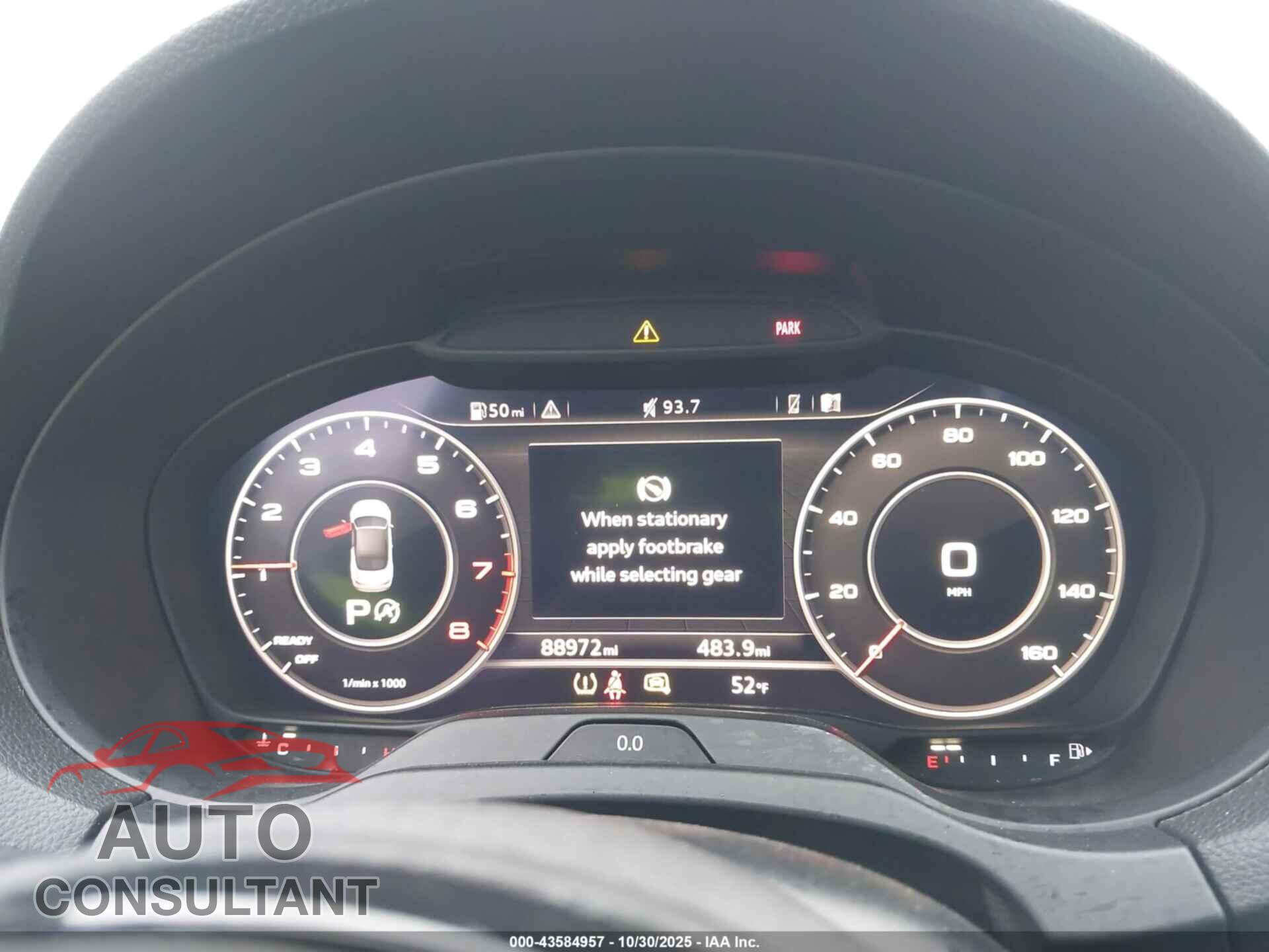 AUDI A3 2017 - WAUY8LFF9H1032151