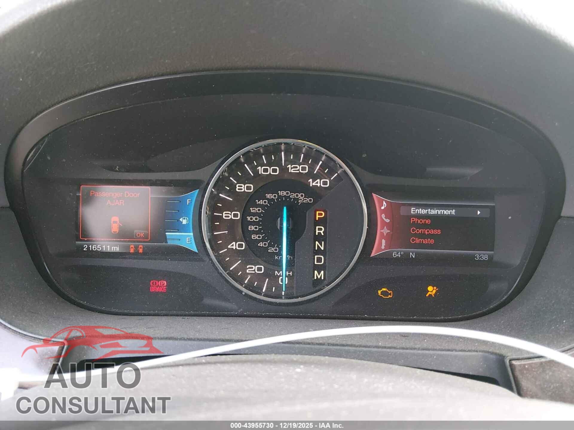FORD EDGE 2011 - 2FMDK4KC8BBA36770