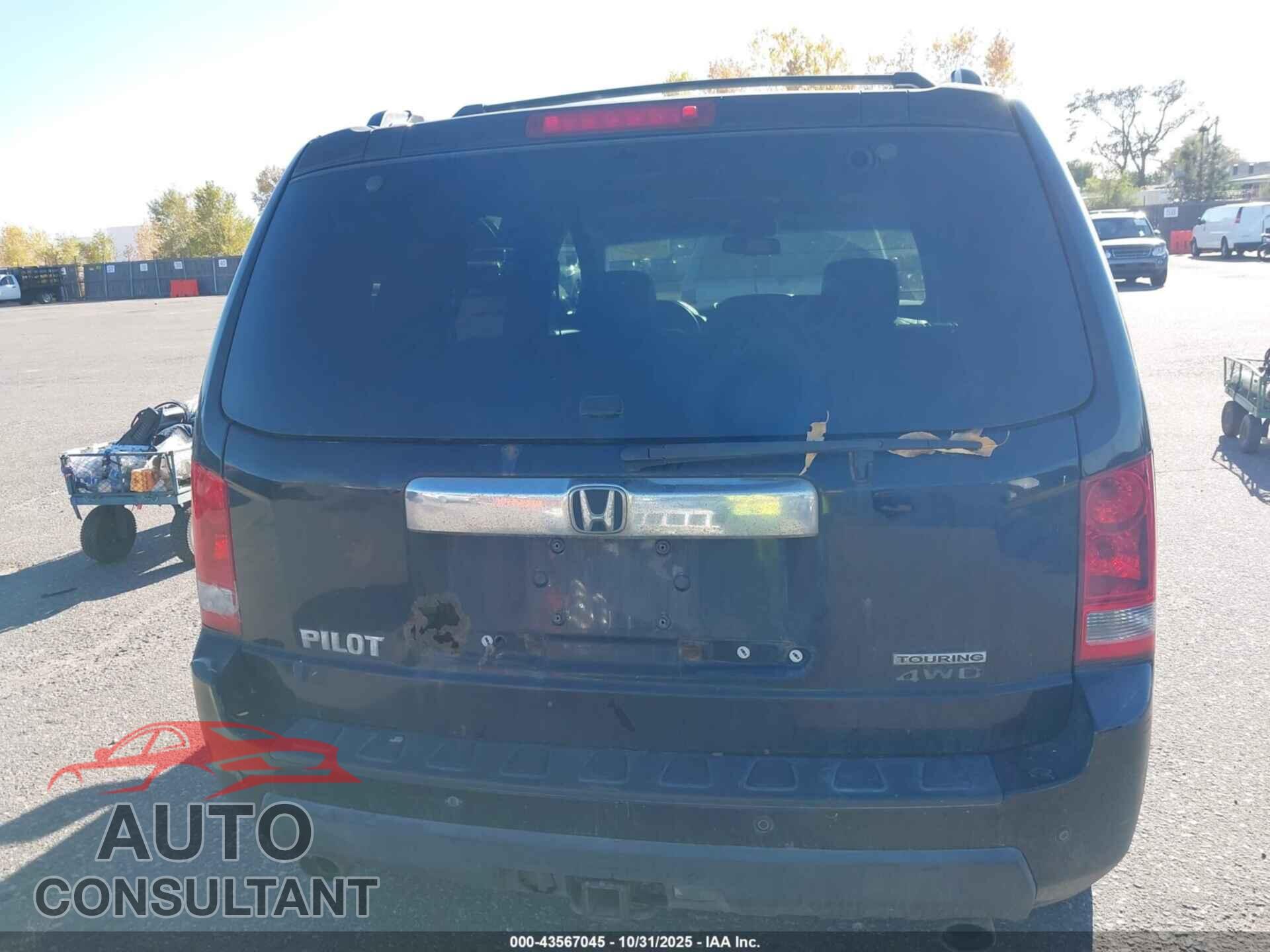 HONDA PILOT 2010 - 5FNYF4H94AB014238