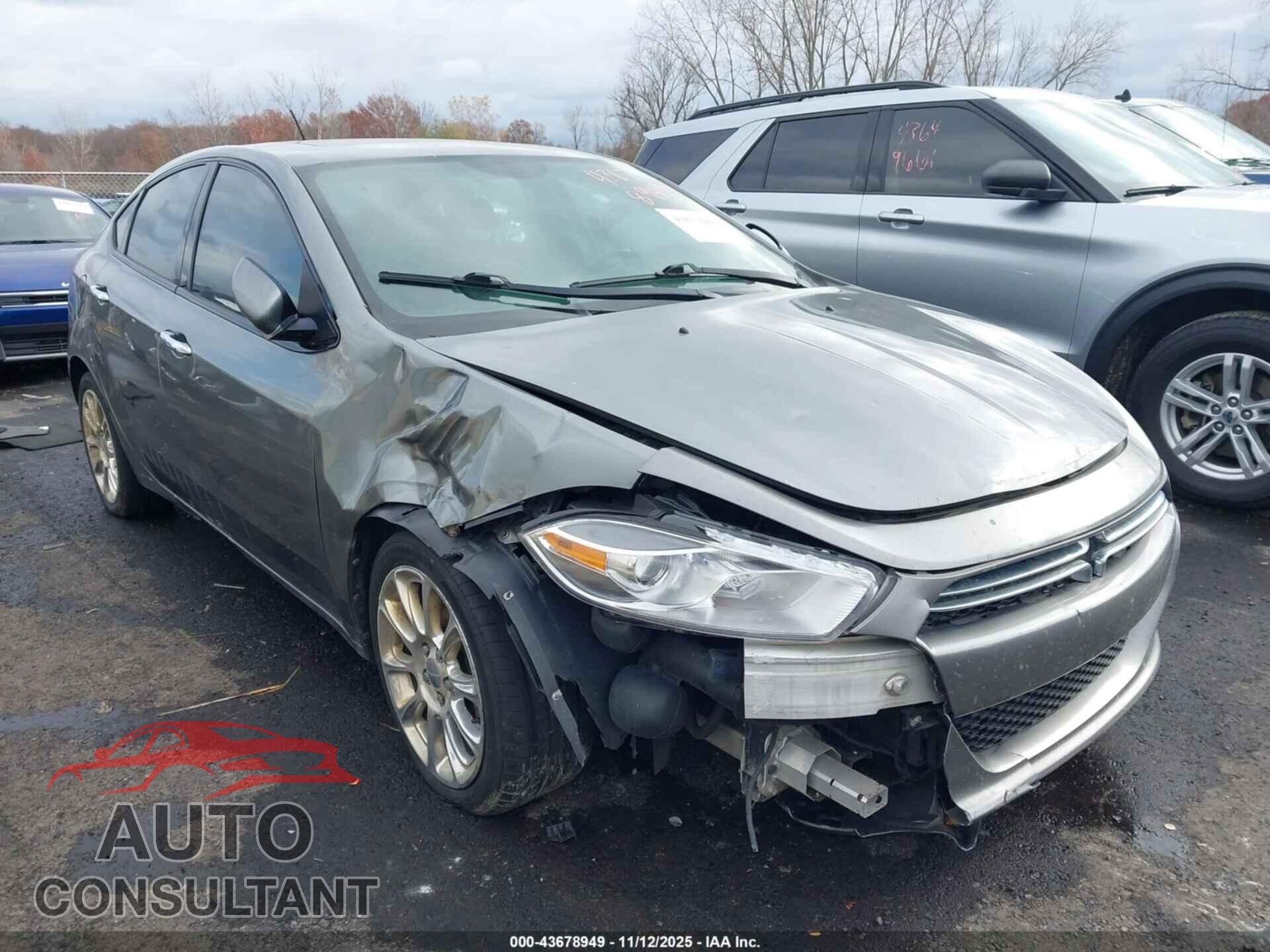 DODGE DART 2013 - 1C3CDFCA0DD267148