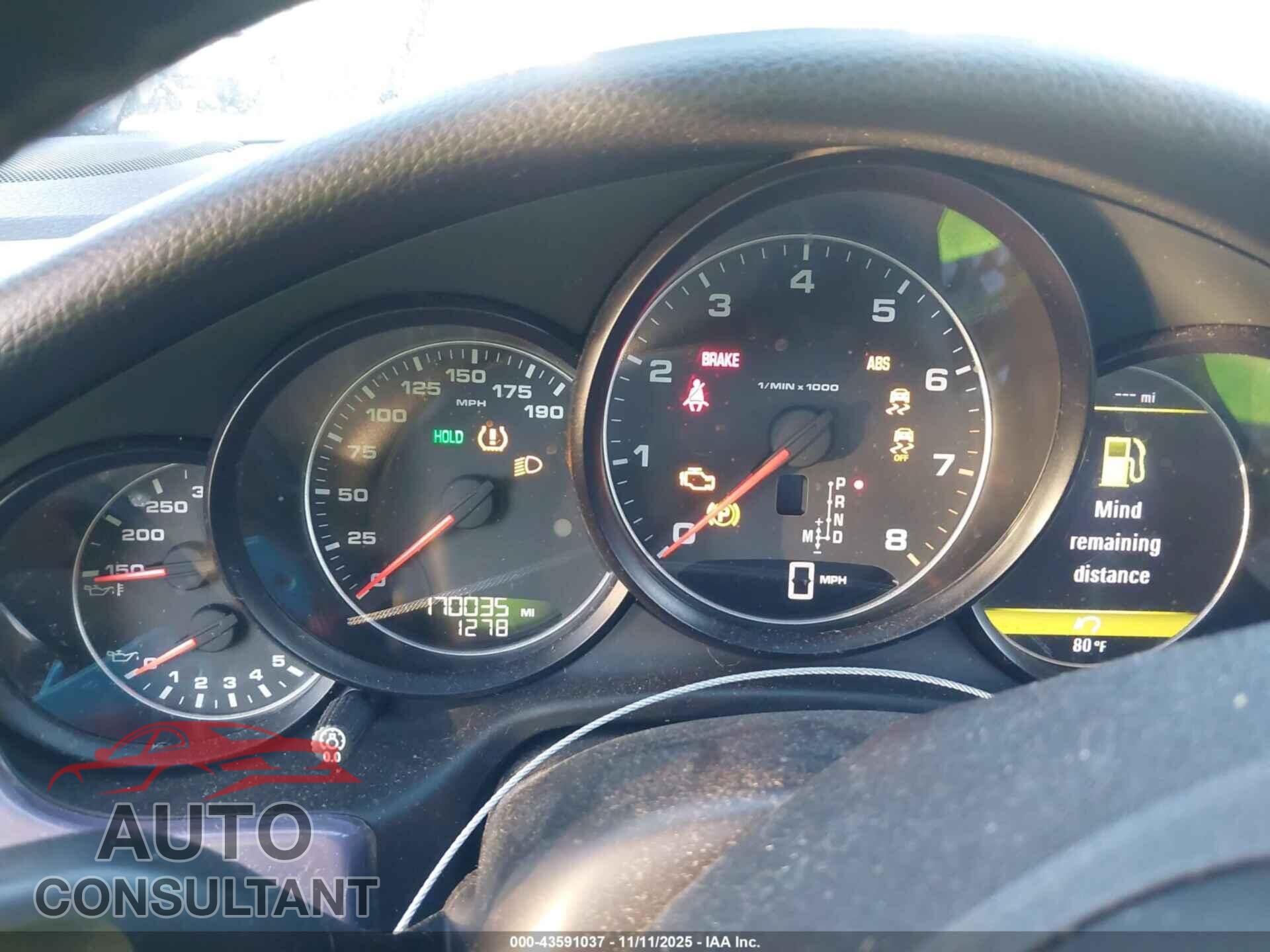 PORSCHE PANAMERA 2011 - WP0AA2A72BL012368