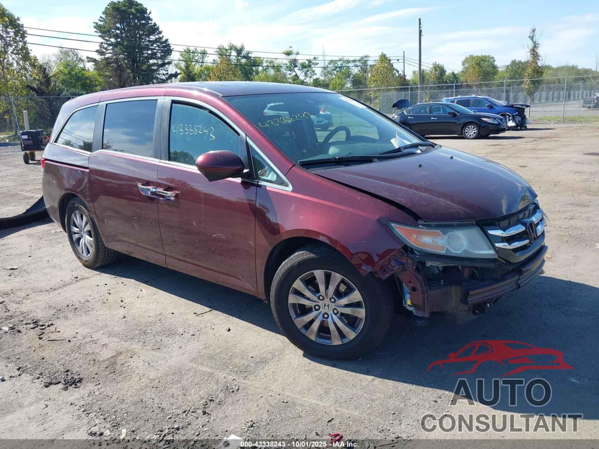 HONDA ODYSSEY 2016 - 5FNRL5H63GB053534