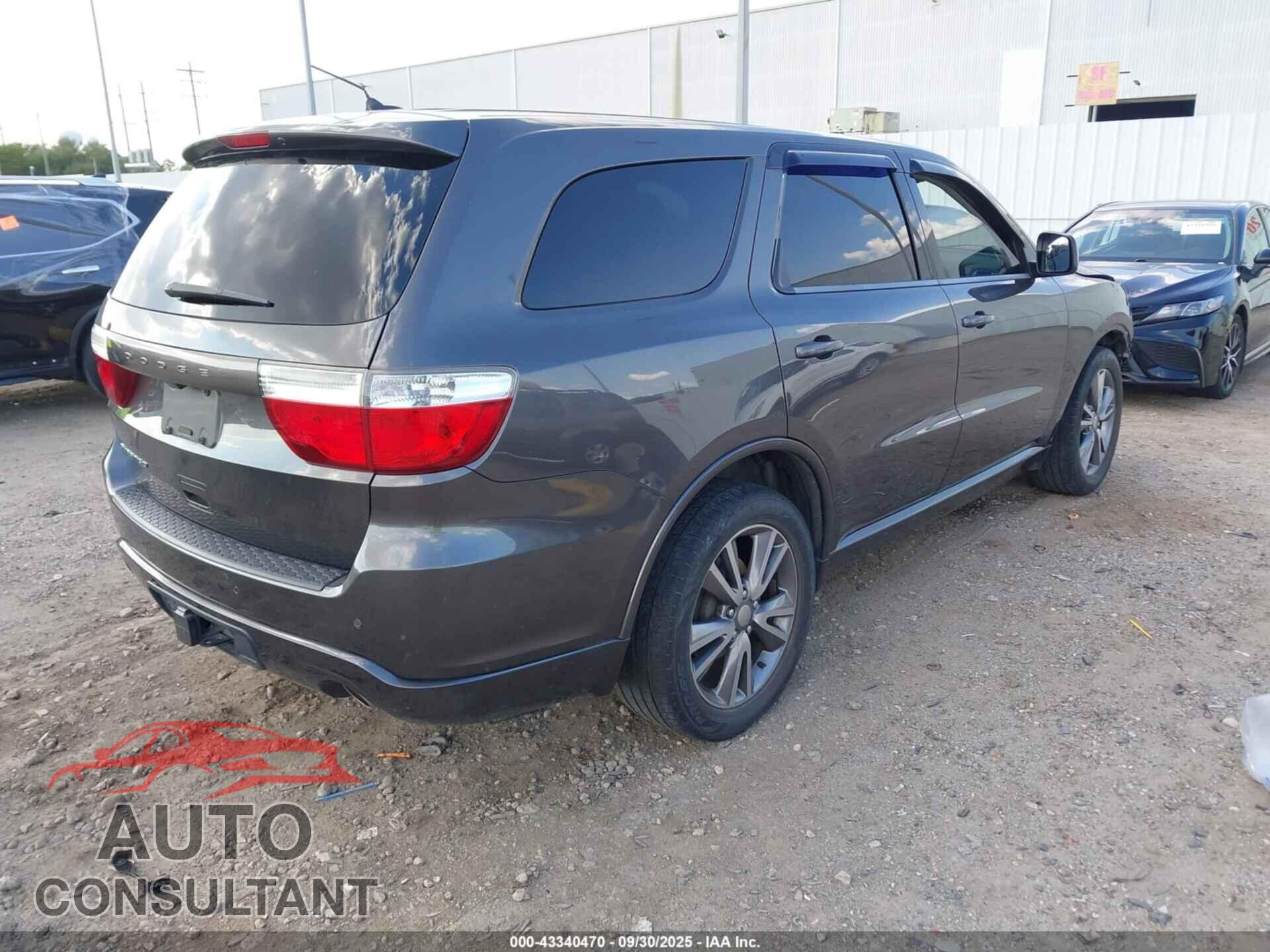 DODGE DURANGO 2013 - 1C4RDHAGXDC694433