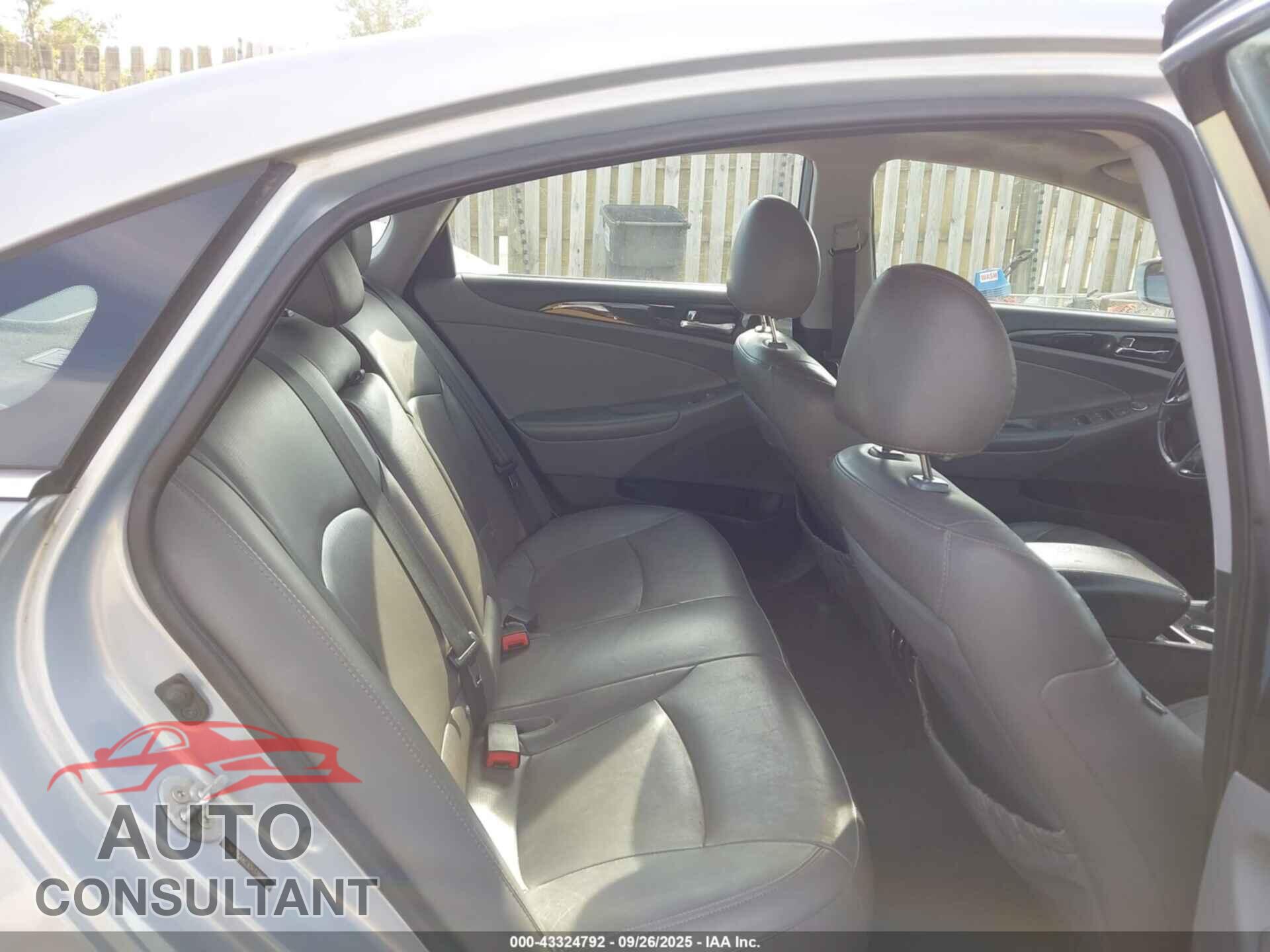 HYUNDAI SONATA 2012 - 5NPEC4AC3CH378866