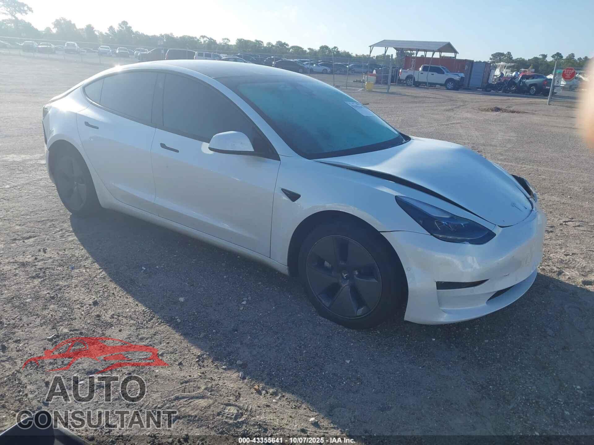 TESLA MODEL 3 2022 - 5YJ3E1EA3NF329452