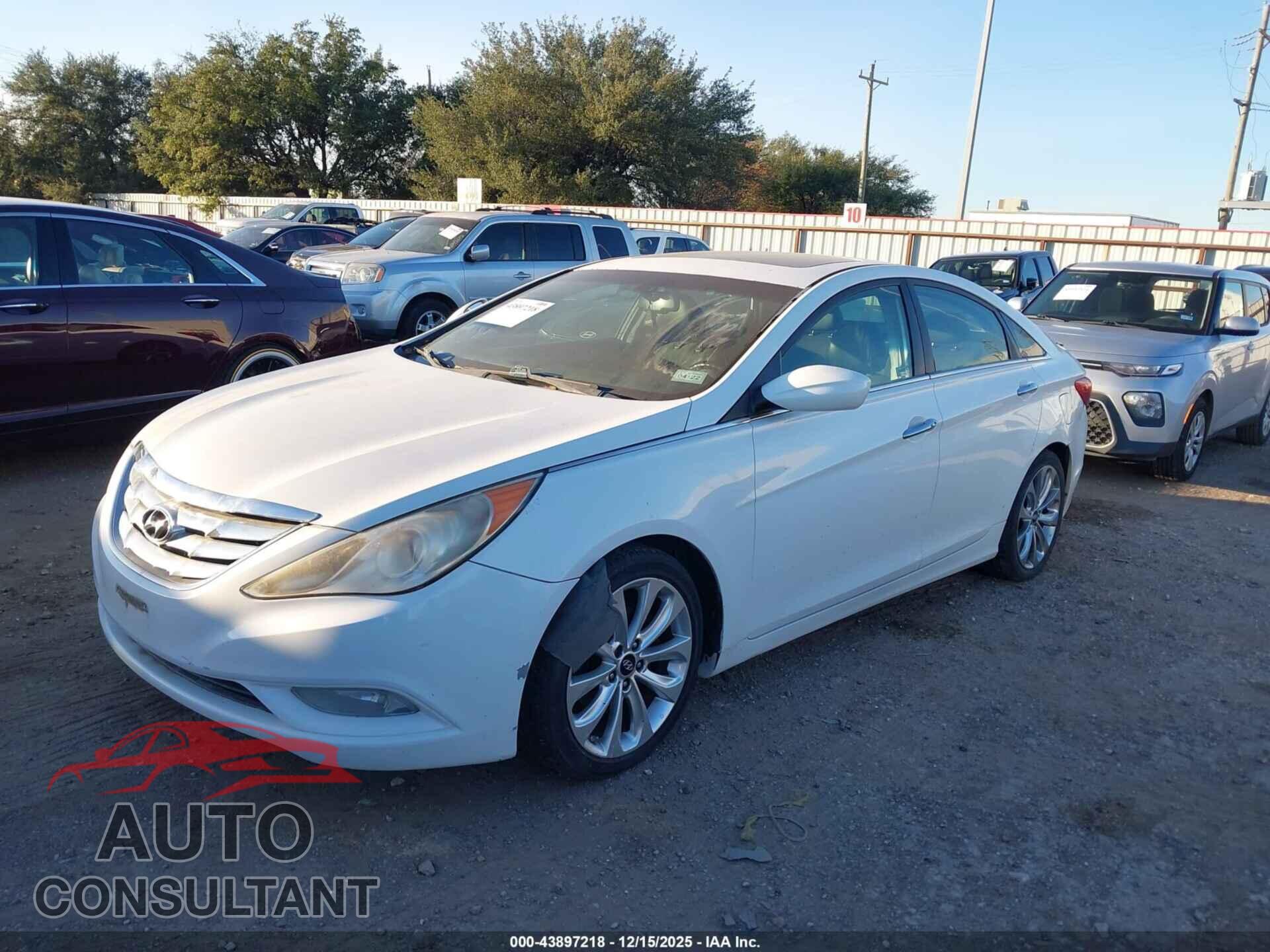 HYUNDAI SONATA 2012 - 5NPEC4AB3CH426244