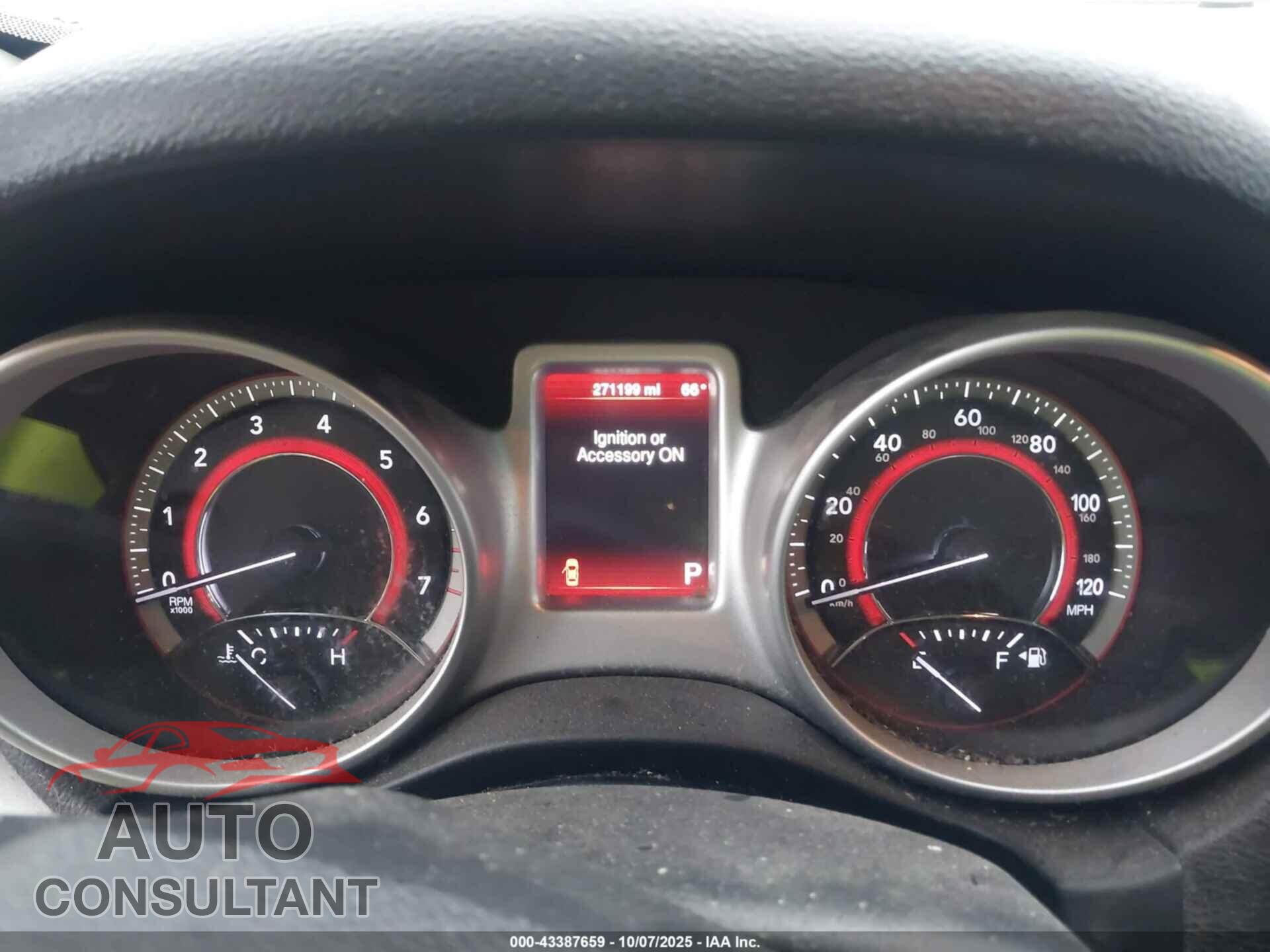 DODGE JOURNEY 2015 - 3C4PDCBG9FT637009