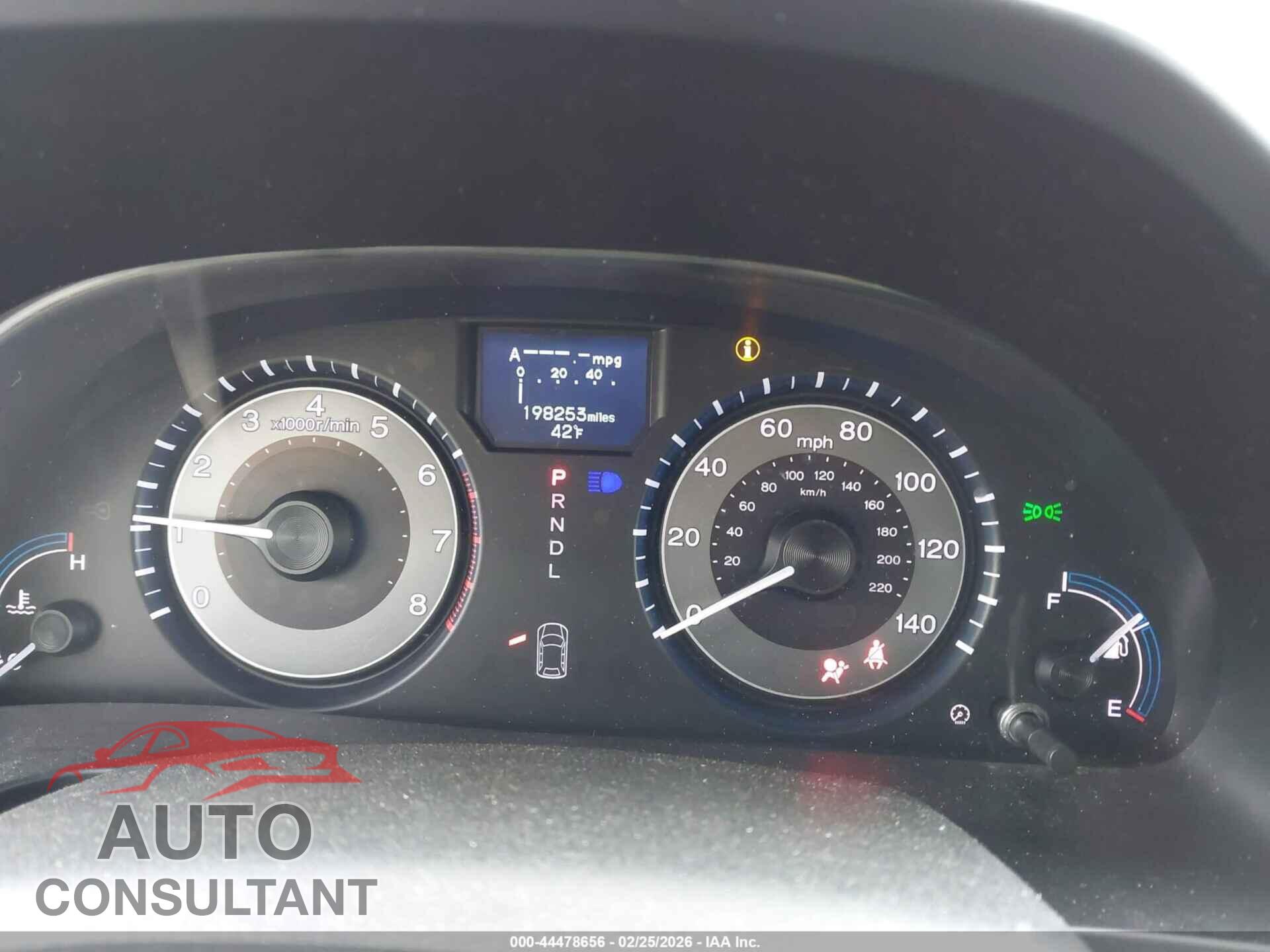 HONDA ODYSSEY 2011 - 5FNRL5H97BB033709