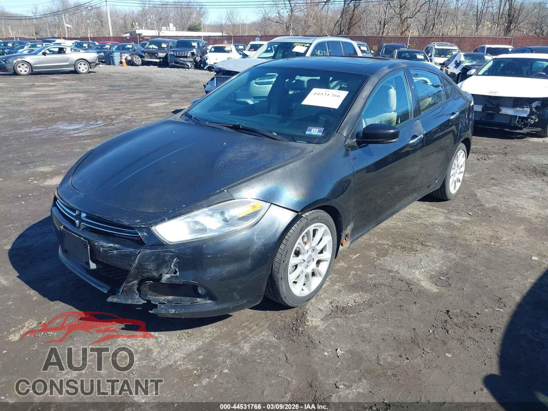 DODGE DART 2013 - 1C3CDFCA4DD347455
