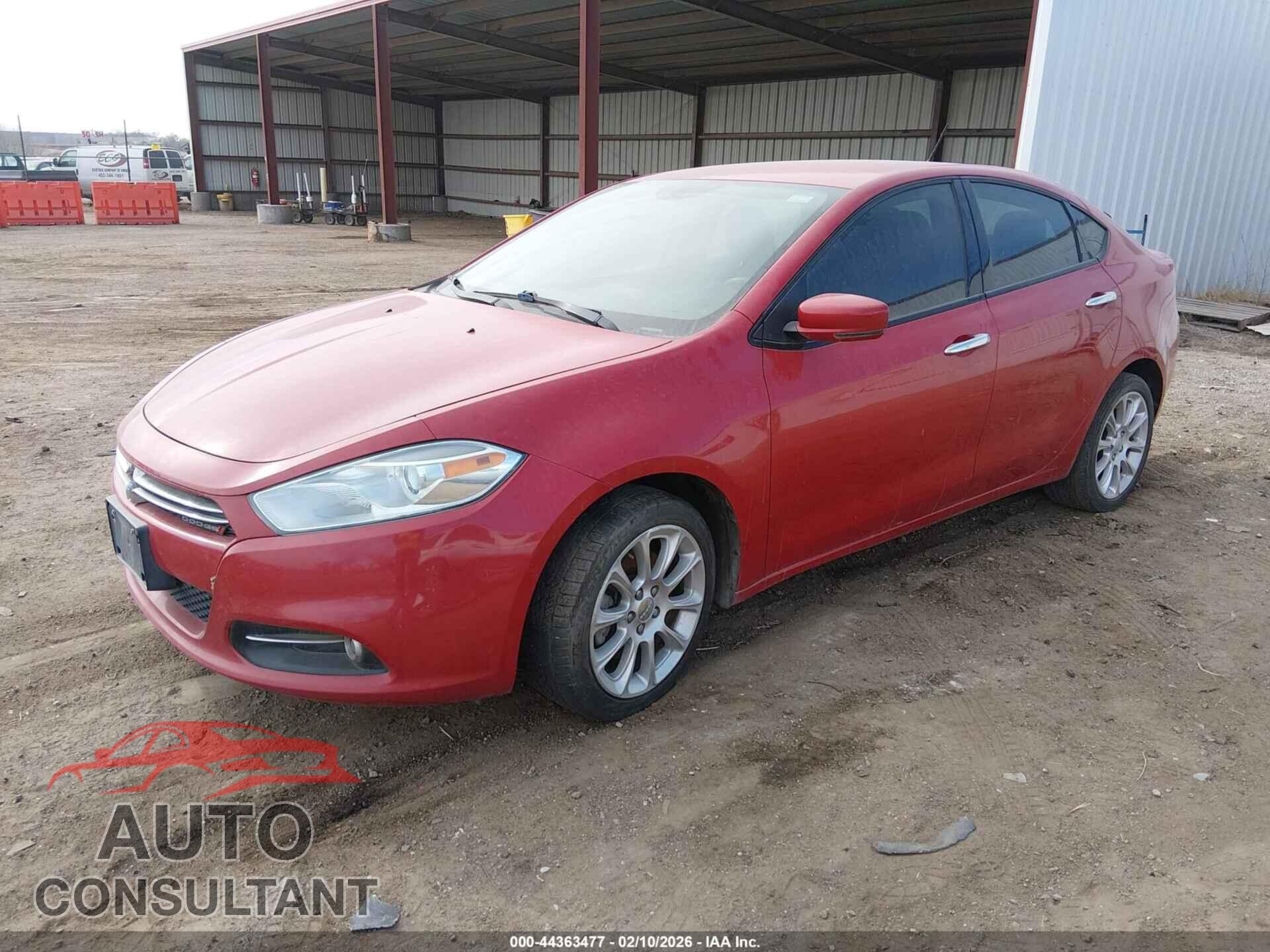 DODGE DART 2013 - 1C3CDFCH1DD314524
