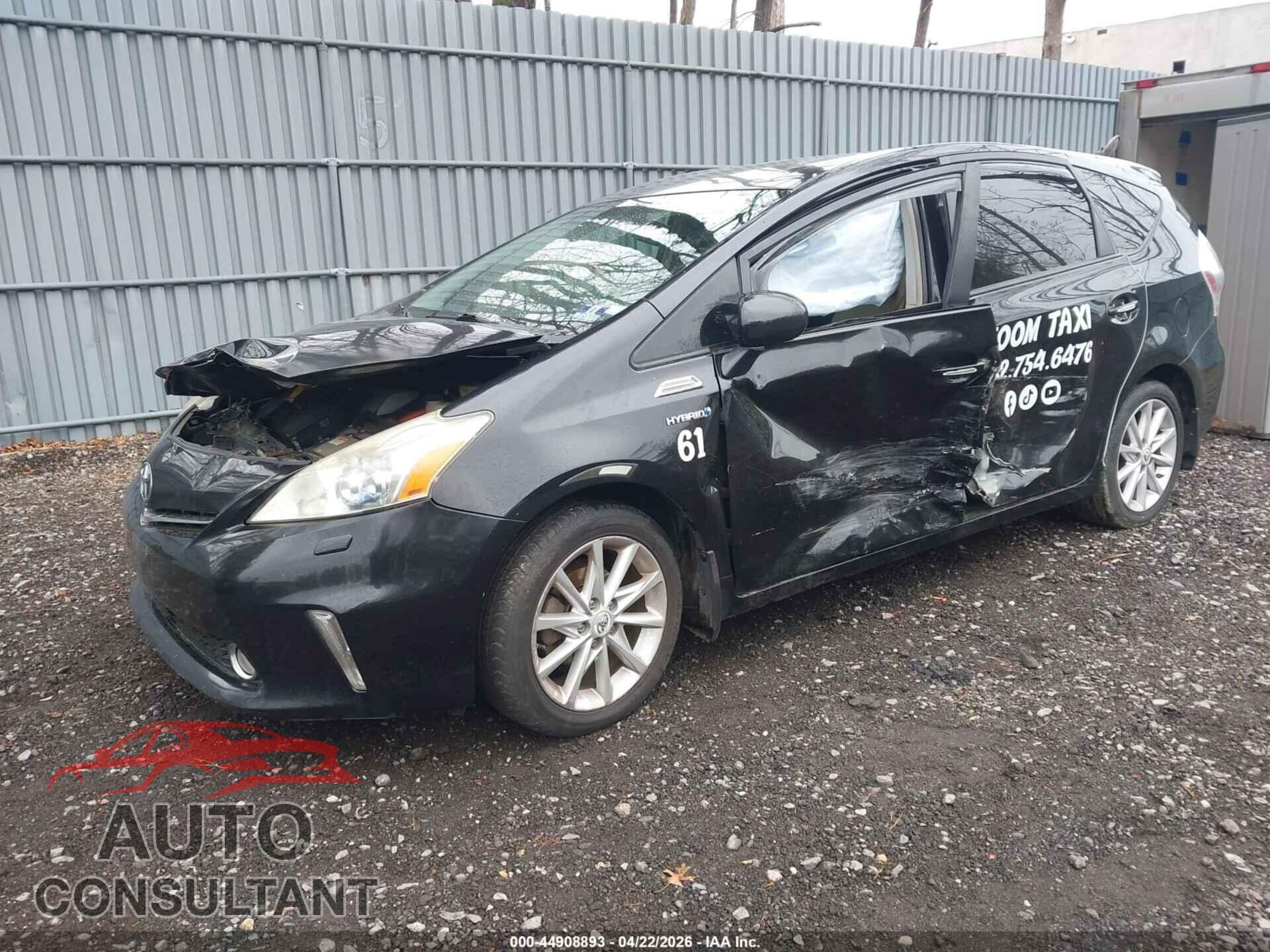 TOYOTA PRIUS V 2012 - JTDZN3EU9C3171113
