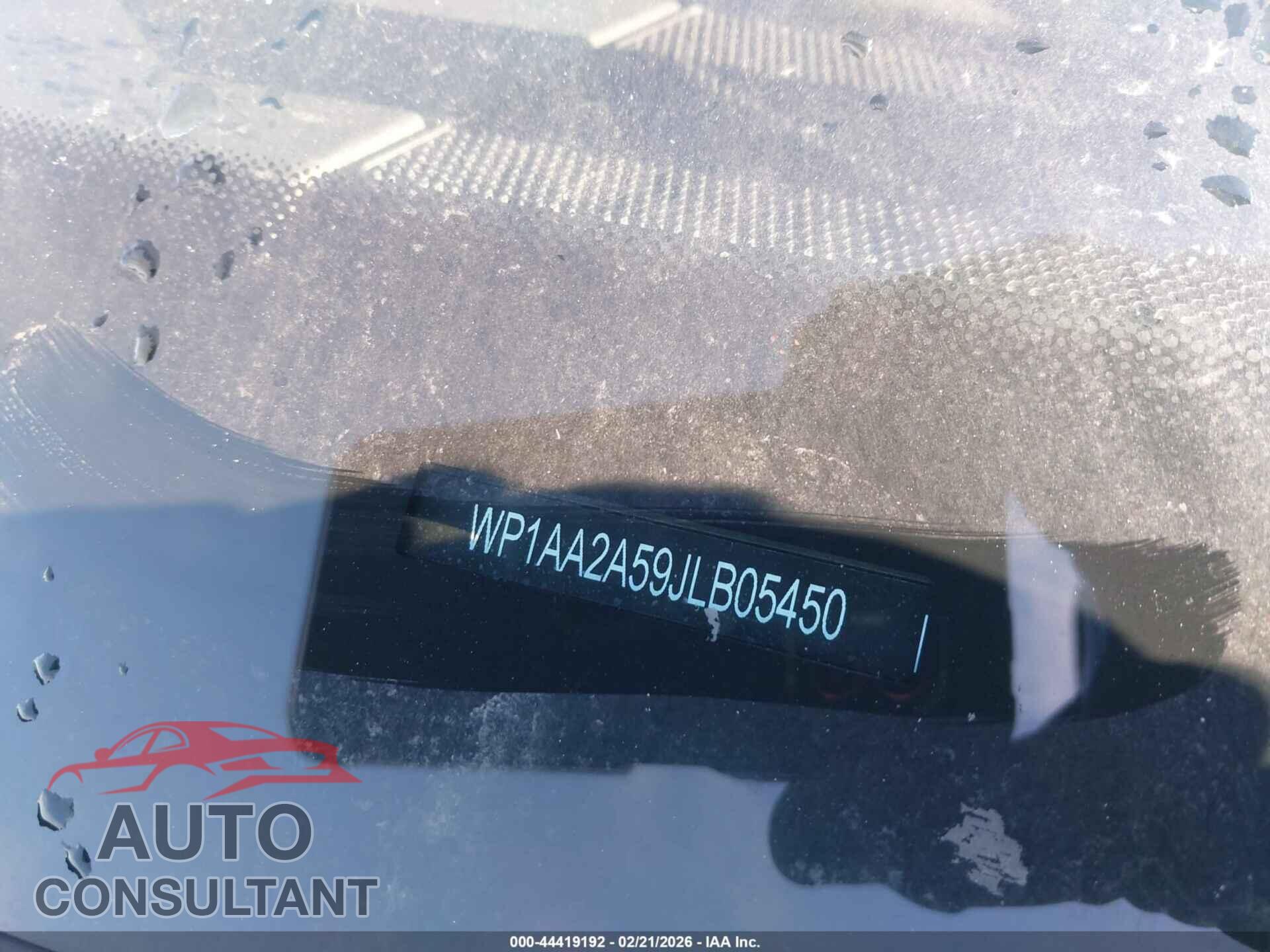 PORSCHE MACAN 2018 - WP1AA2A59JLB05450