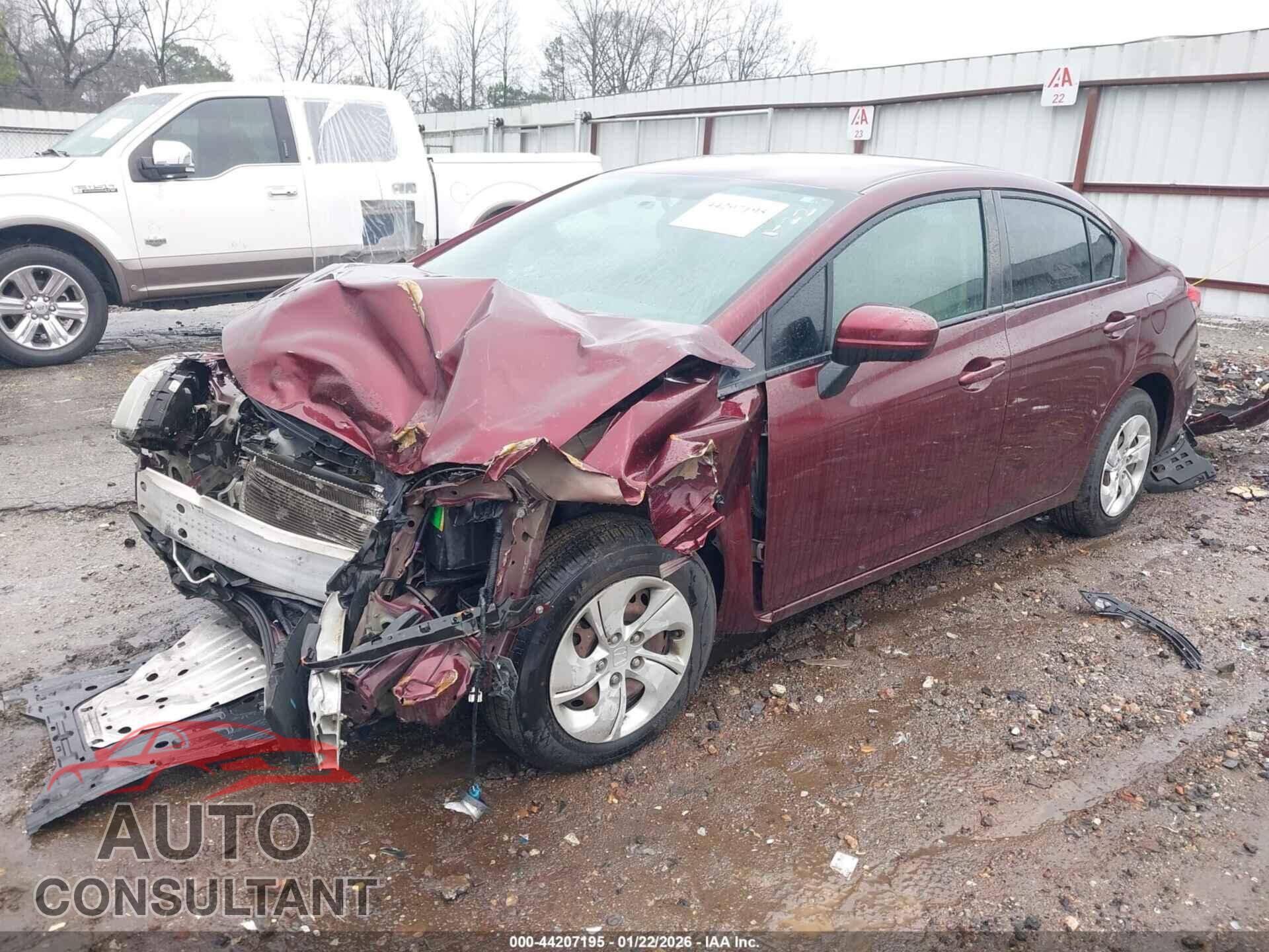 HONDA CIVIC 2014 - 19XFB2F55EE213530