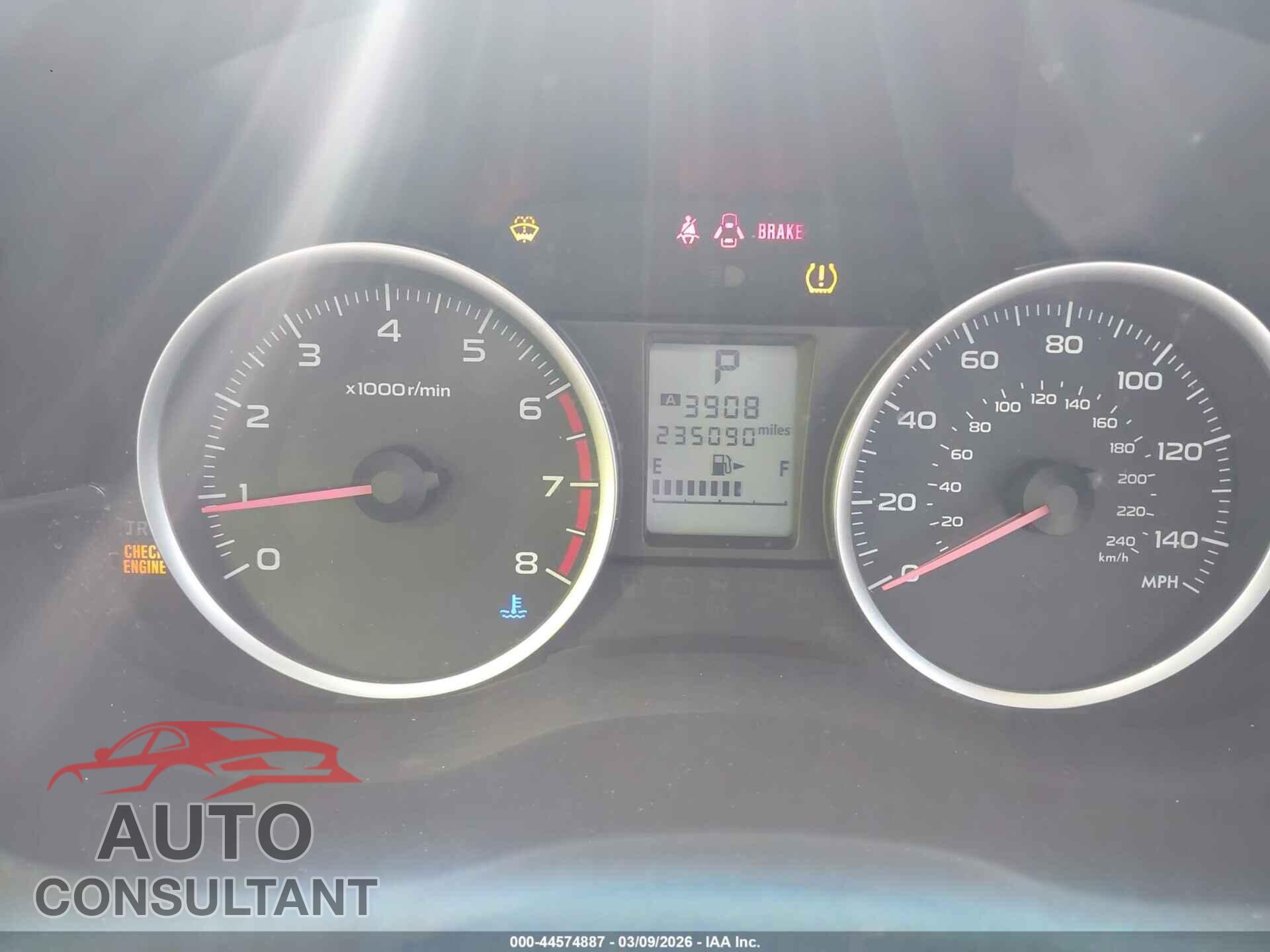 SUBARU FORESTER 2014 - JF2SJAEC4EH432518