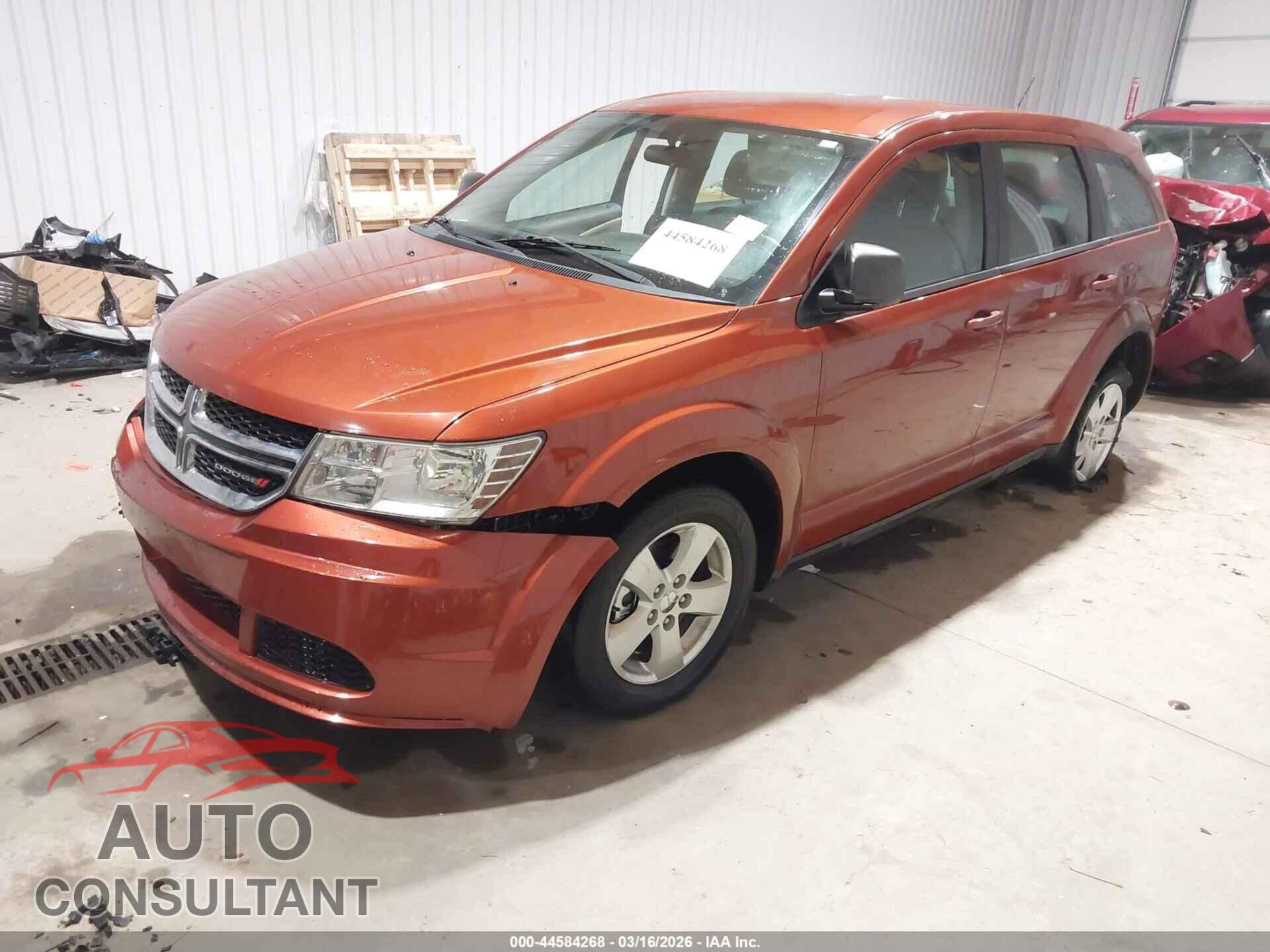 DODGE JOURNEY 2013 - 3C4PDCAB4DT580088
