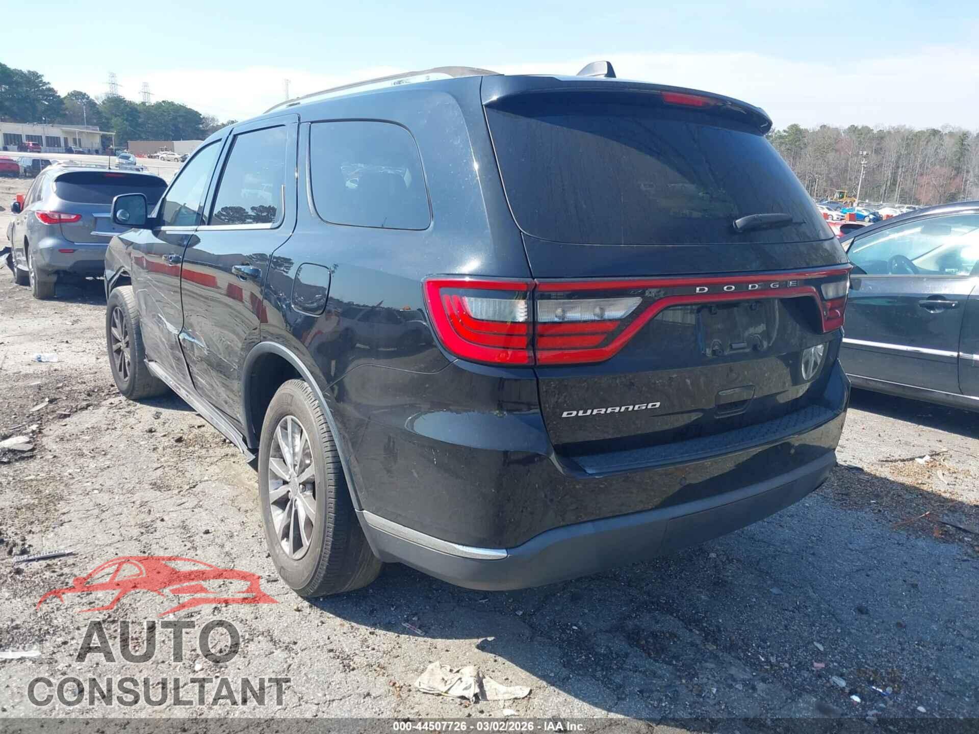 DODGE DURANGO 2017 - 1C4RDHAG2HC917599