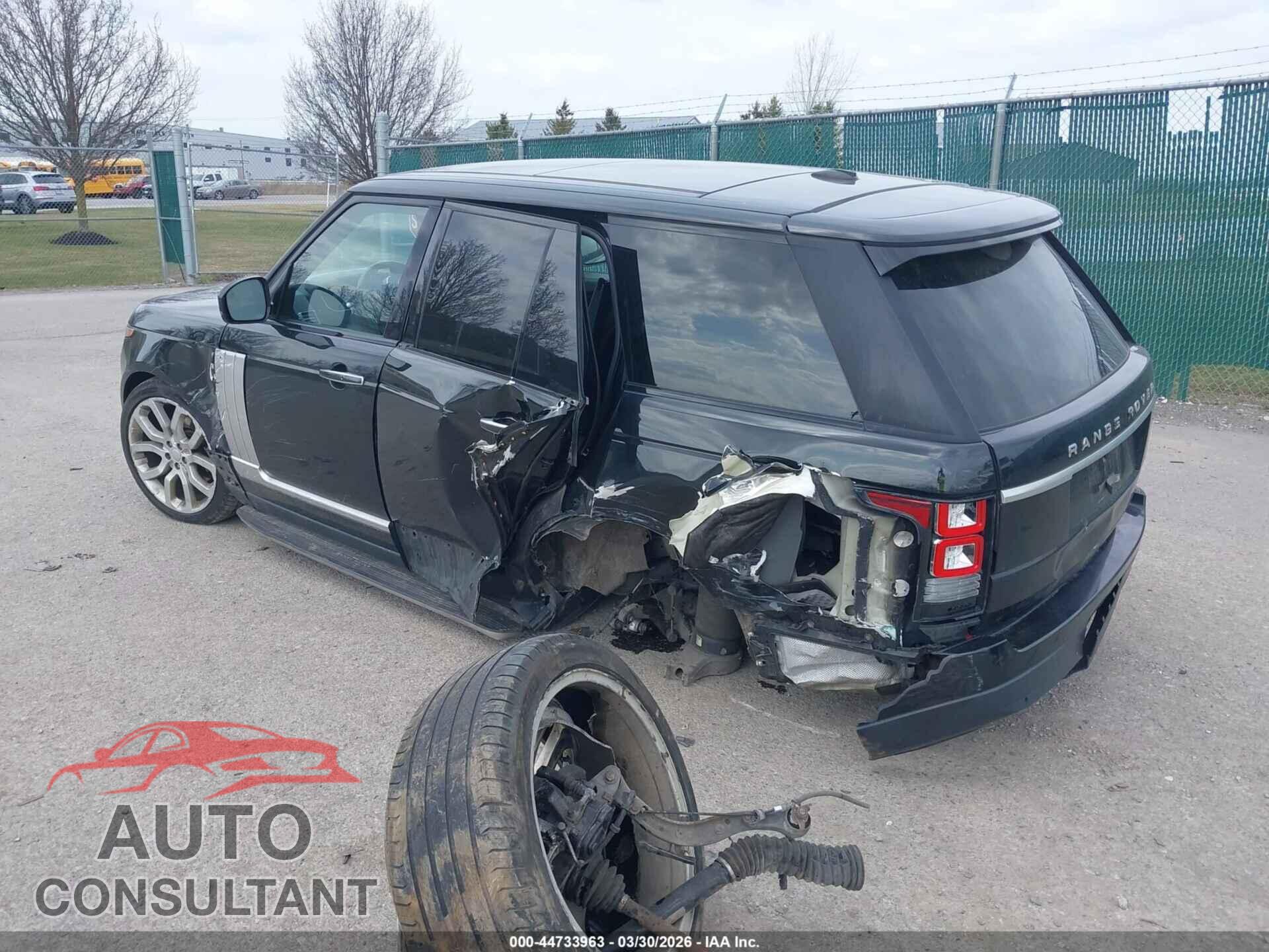 LAND ROVER RANGE ROVER 2015 - SALGS2VF3FA205759