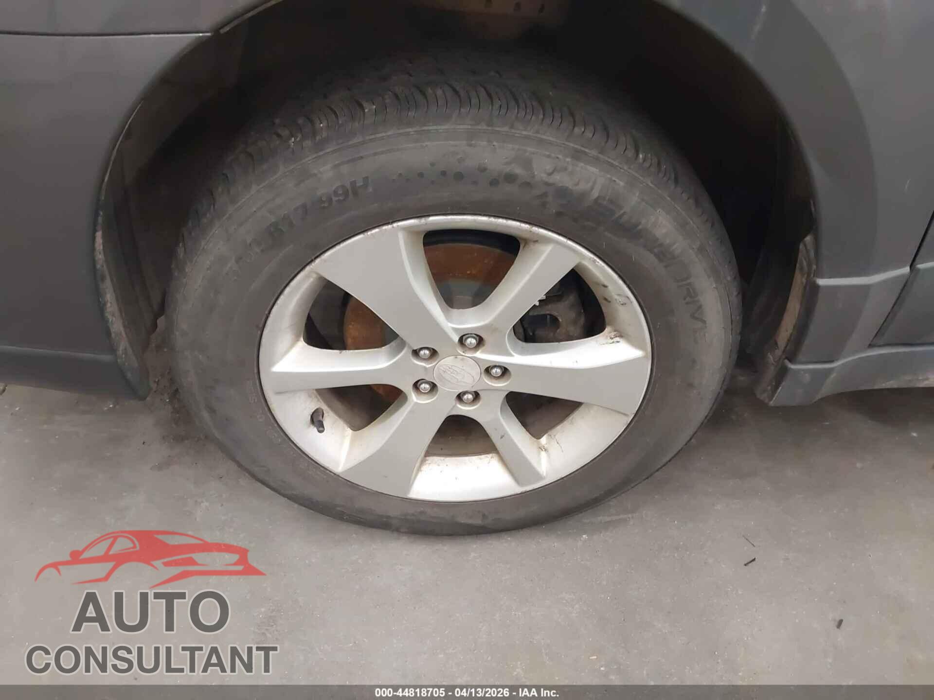 SUBARU OUTBACK 2014 - 4S4BRBAC4E3207107
