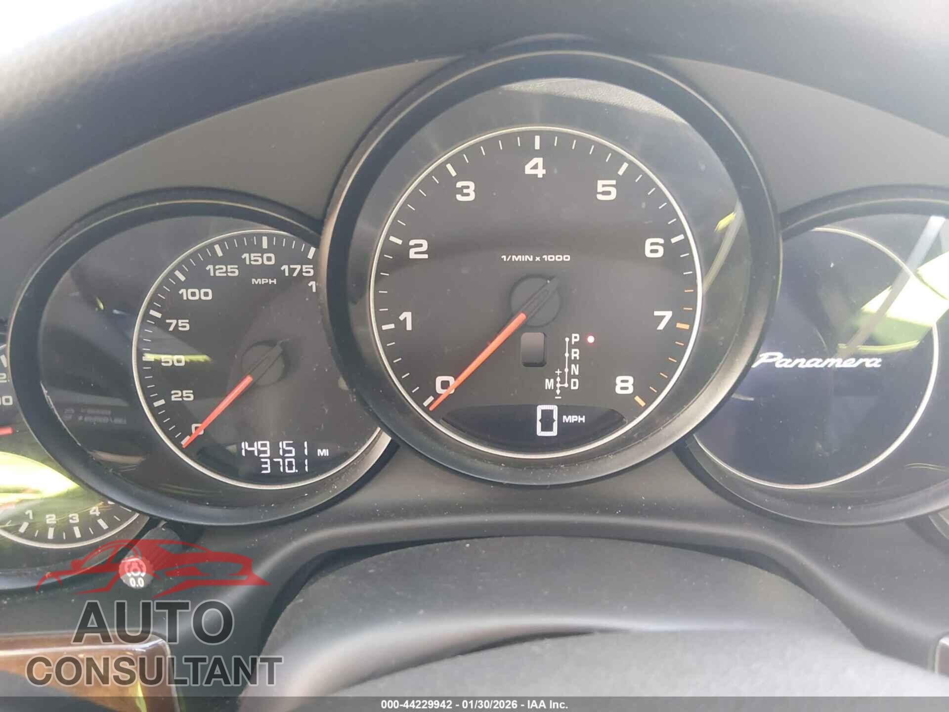 PORSCHE PANAMERA 2012 - WP0AA2A71CL018793