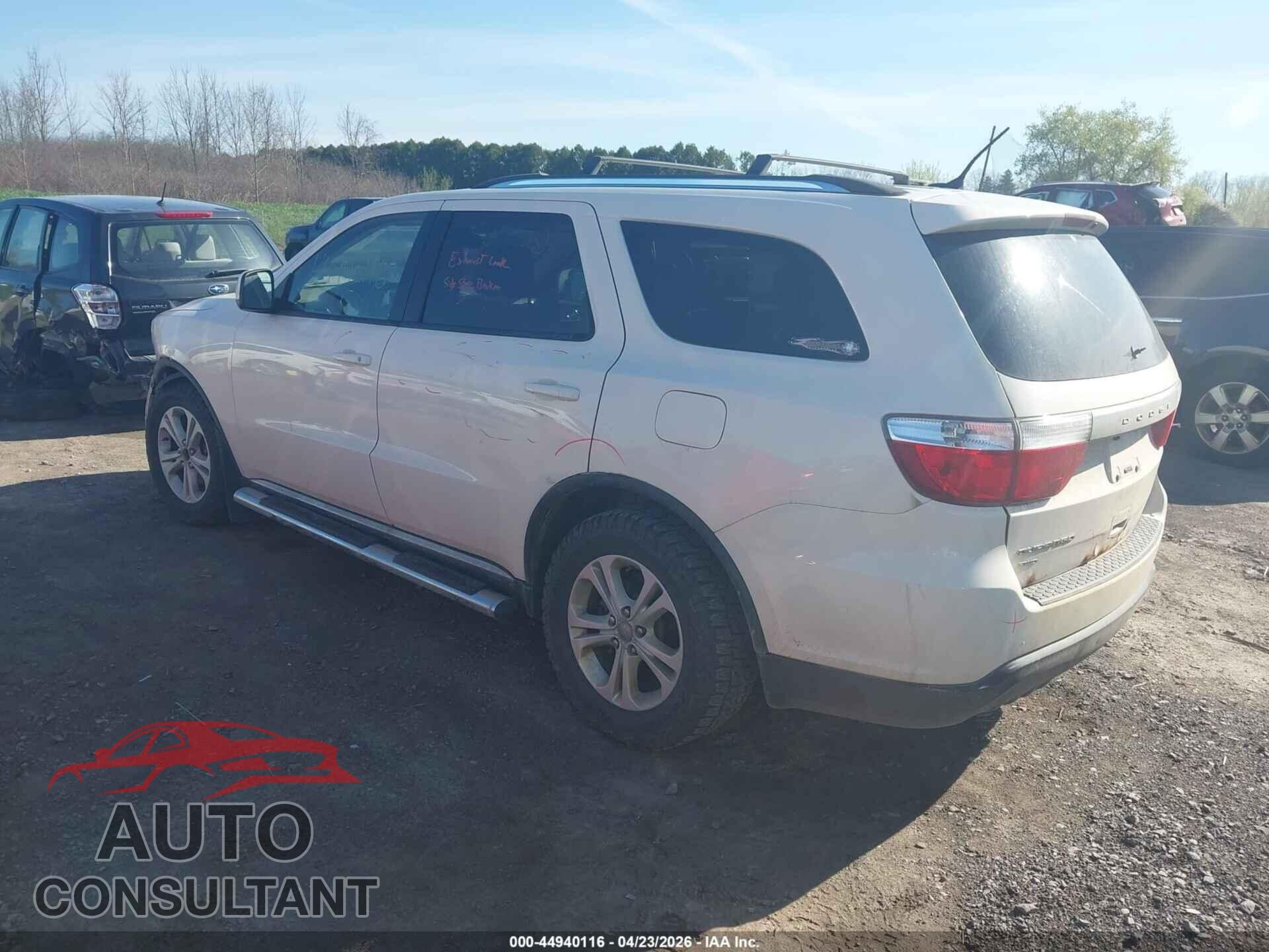 DODGE DURANGO 2012 - 1C4RDJAG5CC122269