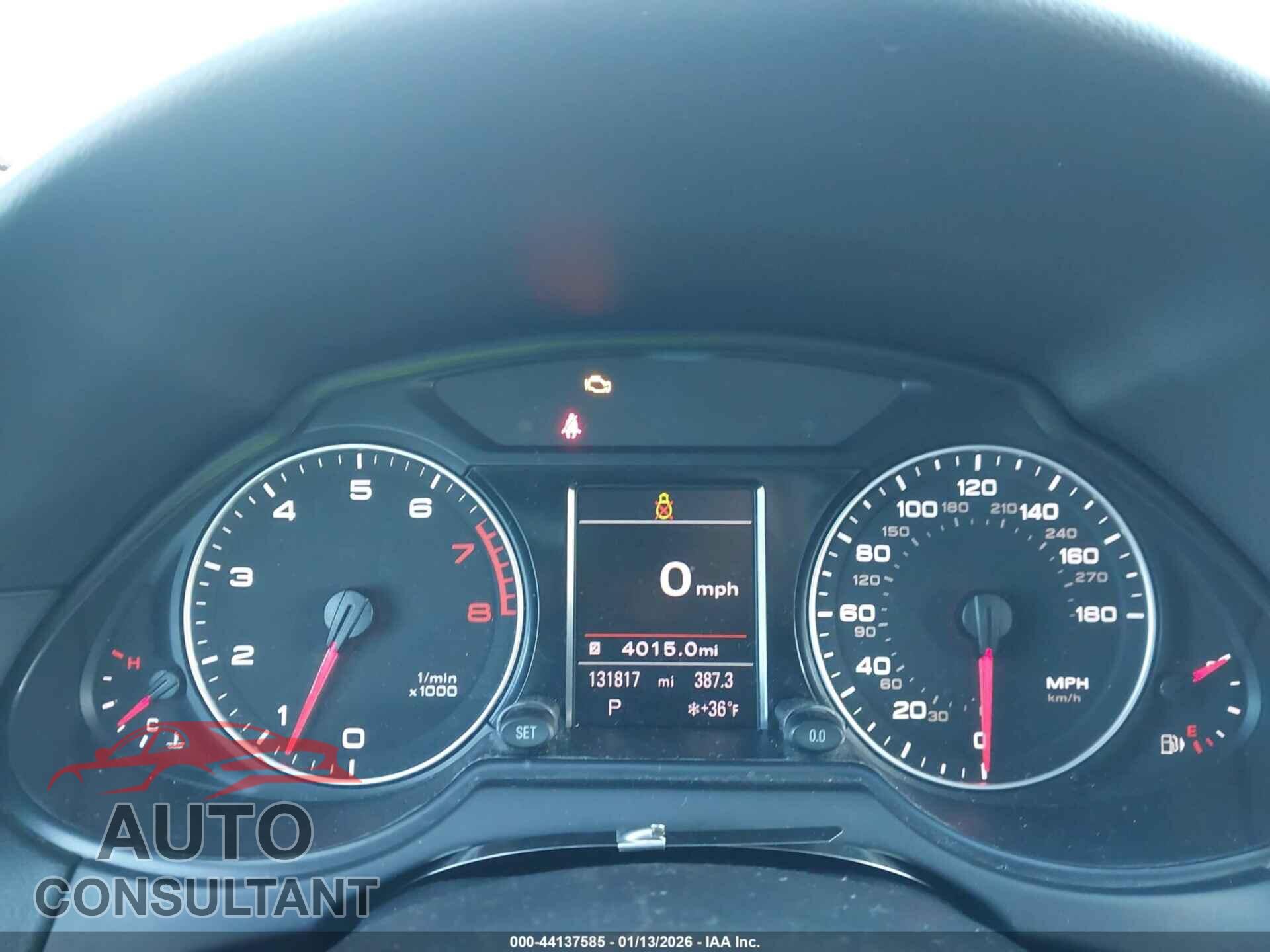 AUDI Q5 2012 - WA1DKAFP4CA056831