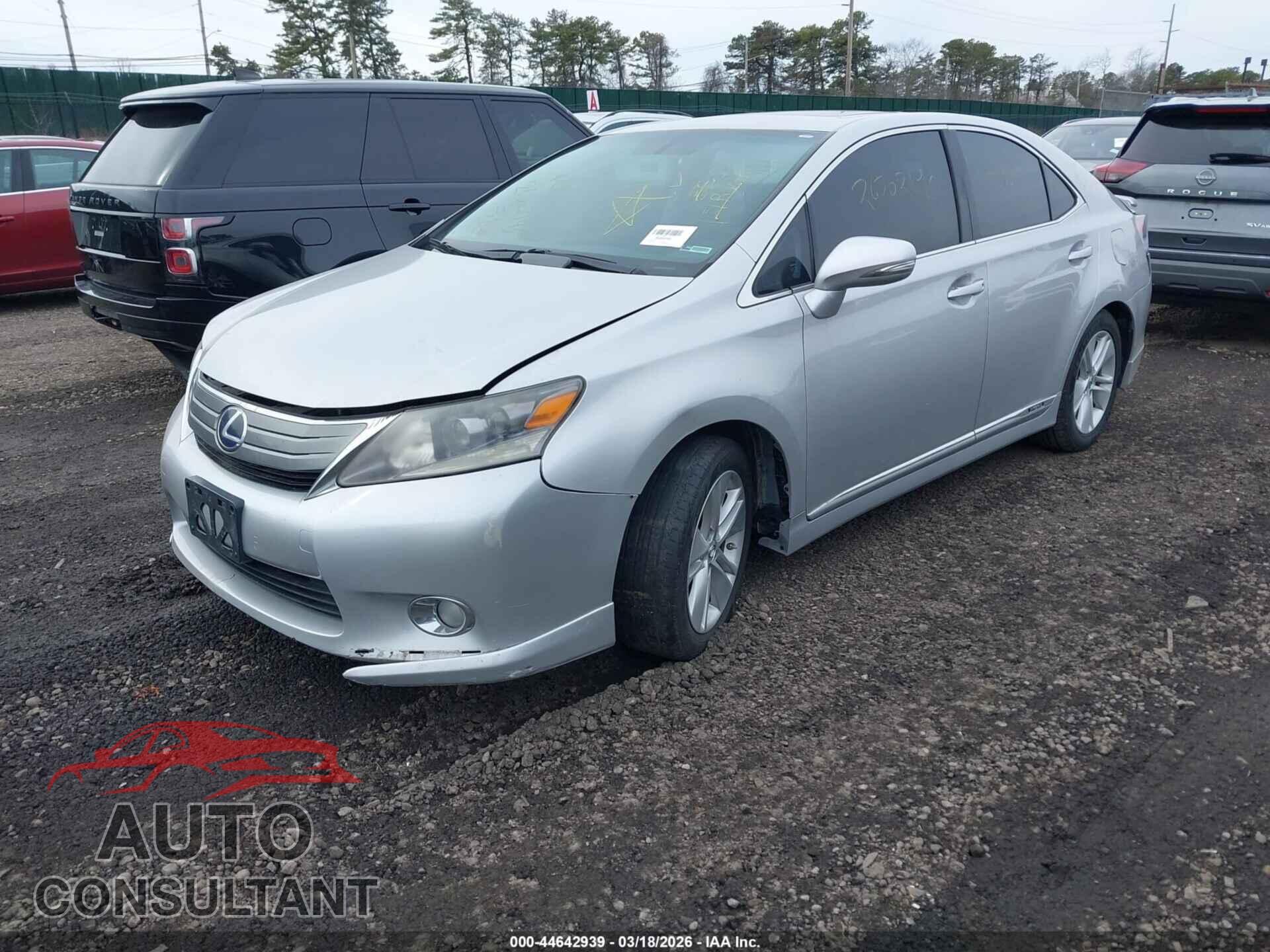 LEXUS HS 250H 2010 - JTHBB1BA4A2005172