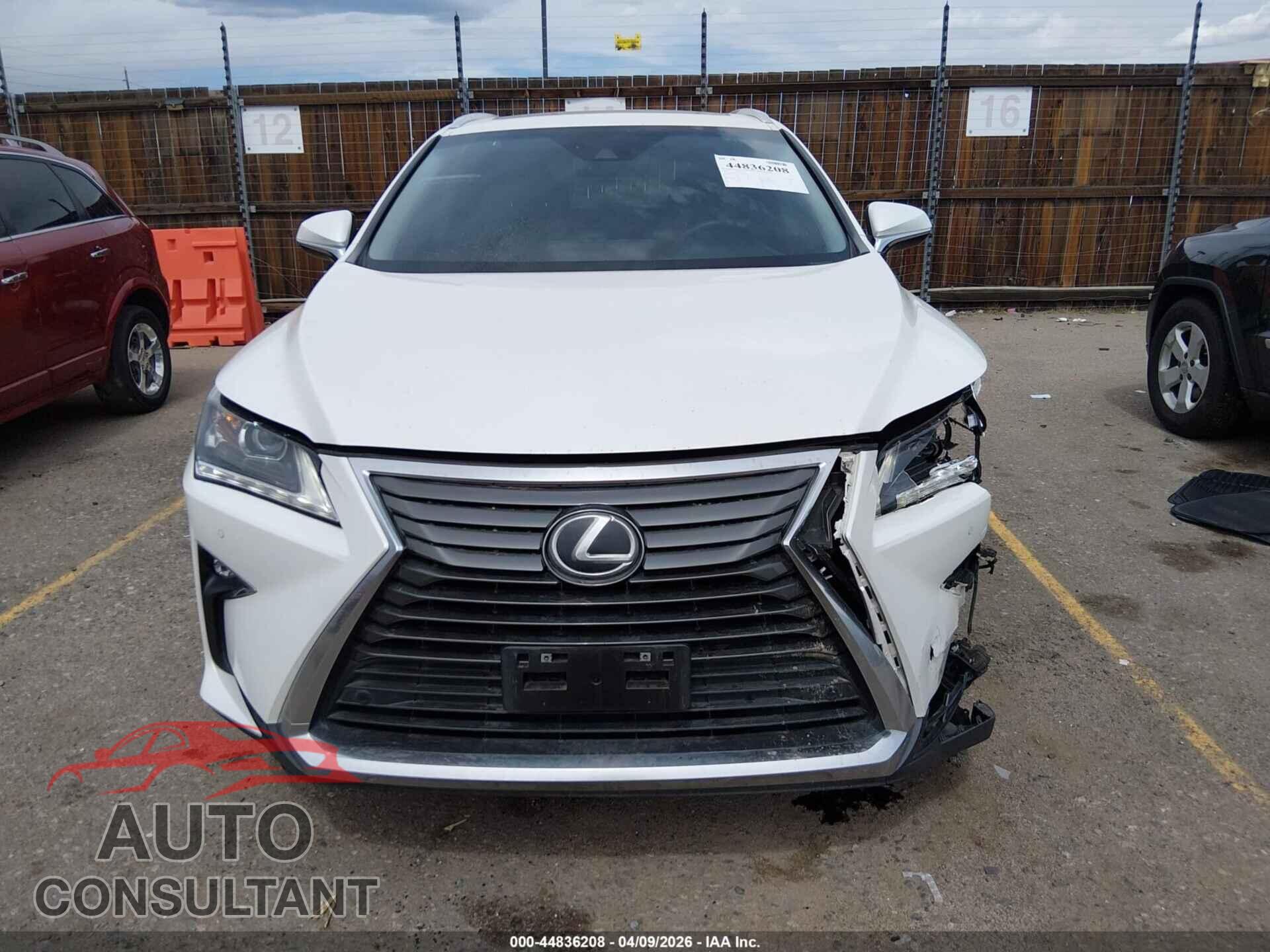 LEXUS RX 350 2017 - 2T2BZMCA4HC077980