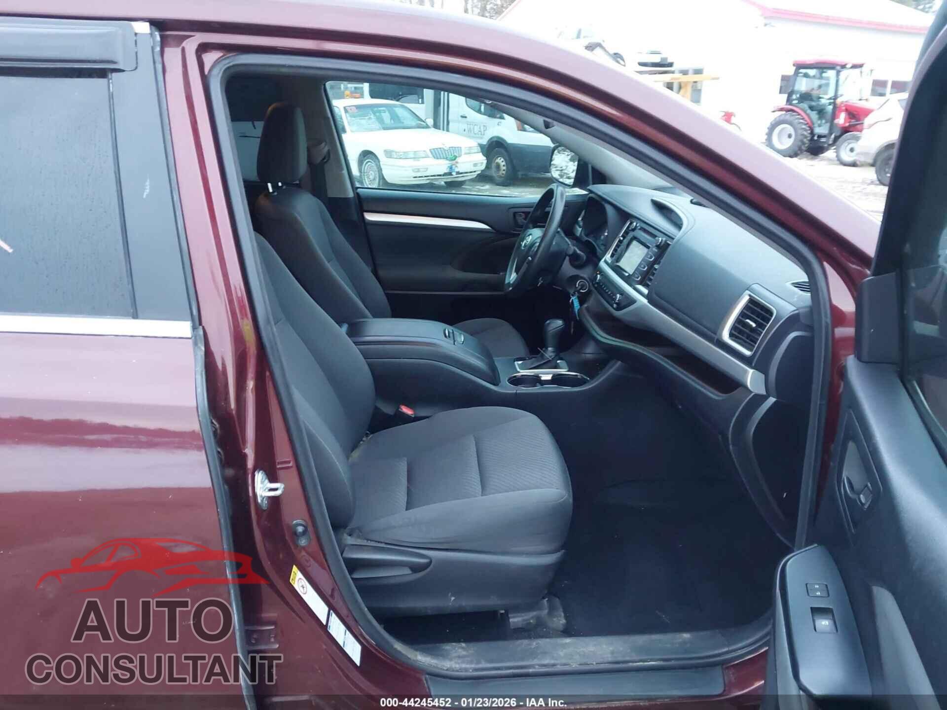 TOYOTA HIGHLANDER 2017 - 5TDBZRFH8HS406052