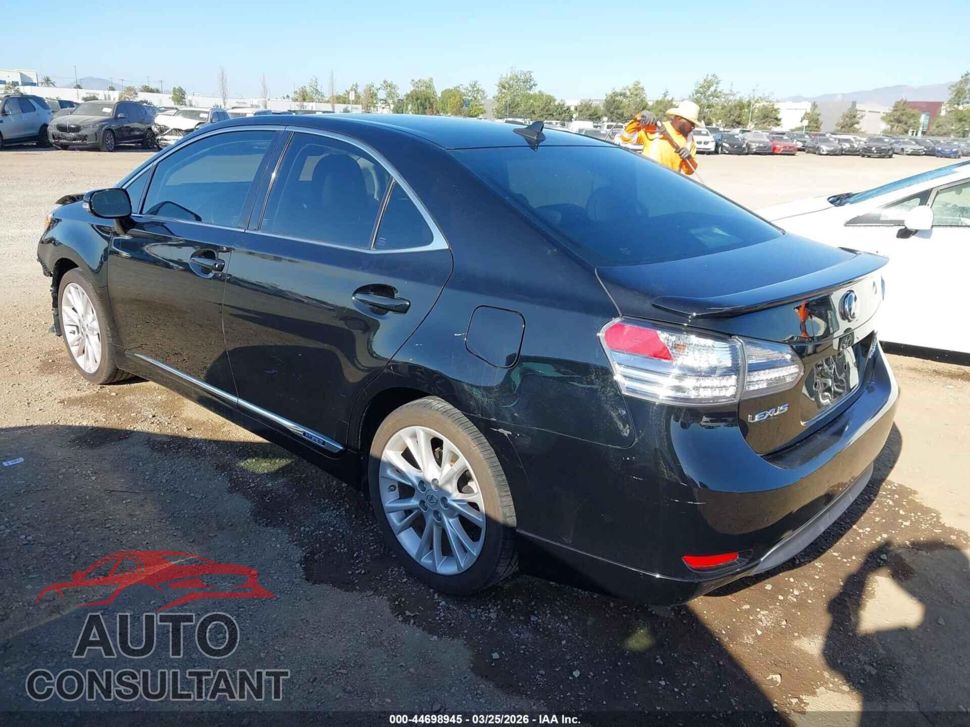 LEXUS HS 250H 2010 - JTHBB1BA7A2015503