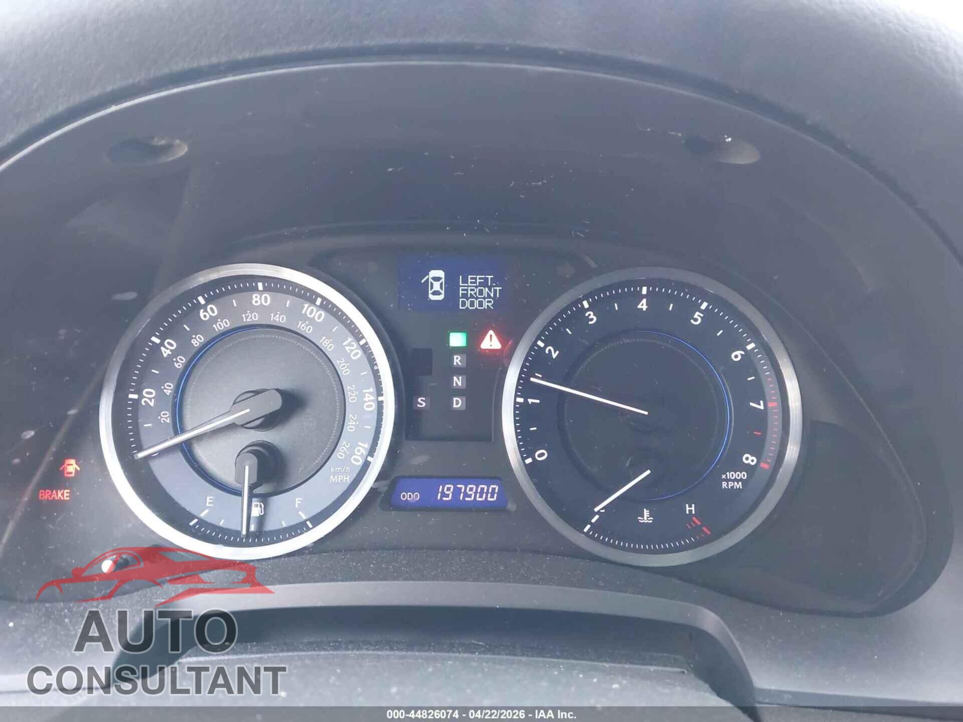 LEXUS IS 250 2012 - JTHCF5C24C5057281