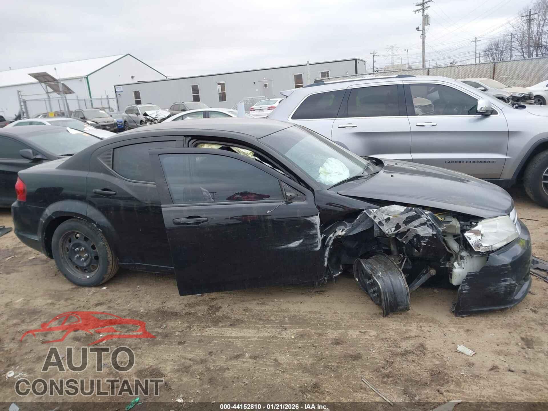 DODGE AVENGER 2013 - 1C3CDZAB3DN618013