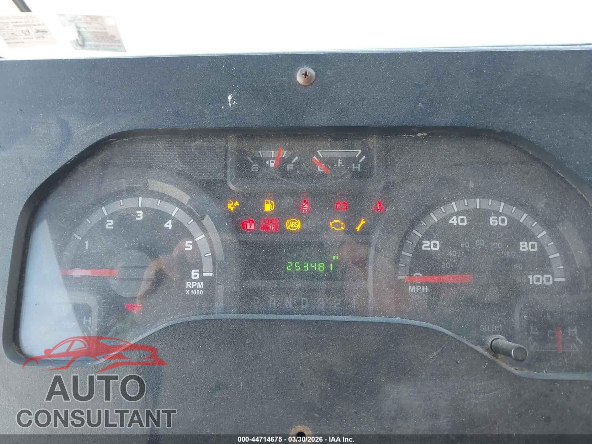 FORD E-350 STRIPPED 2013 - 1FC3E3KL9DDA68402