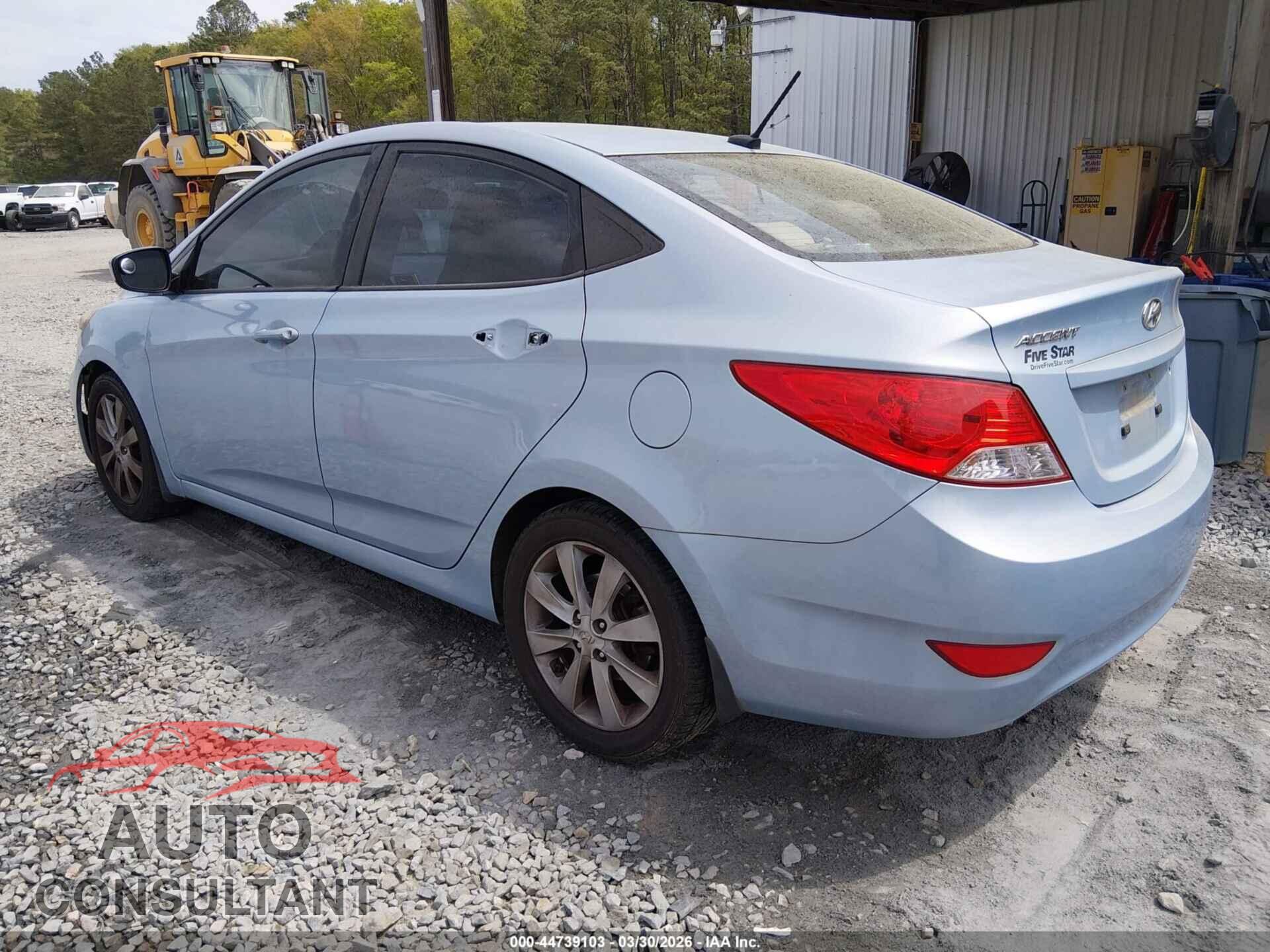 HYUNDAI ACCENT 2012 - KMHCU4AE2CU196342