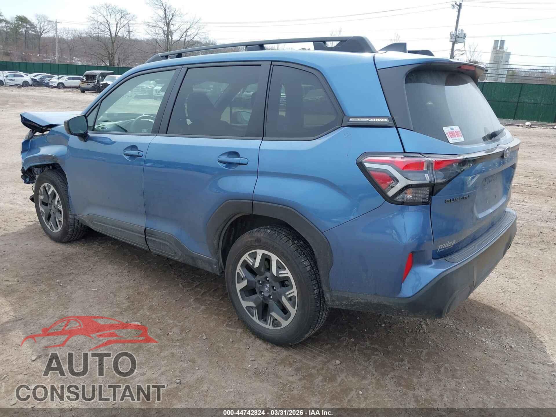 SUBARU FORESTER 2025 - JF2SLDDC9SH536737