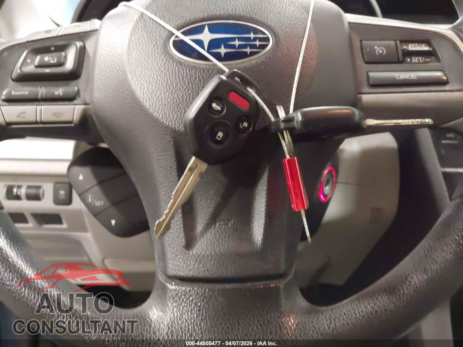 SUBARU FORESTER 2016 - JF2SJADC9GH411135