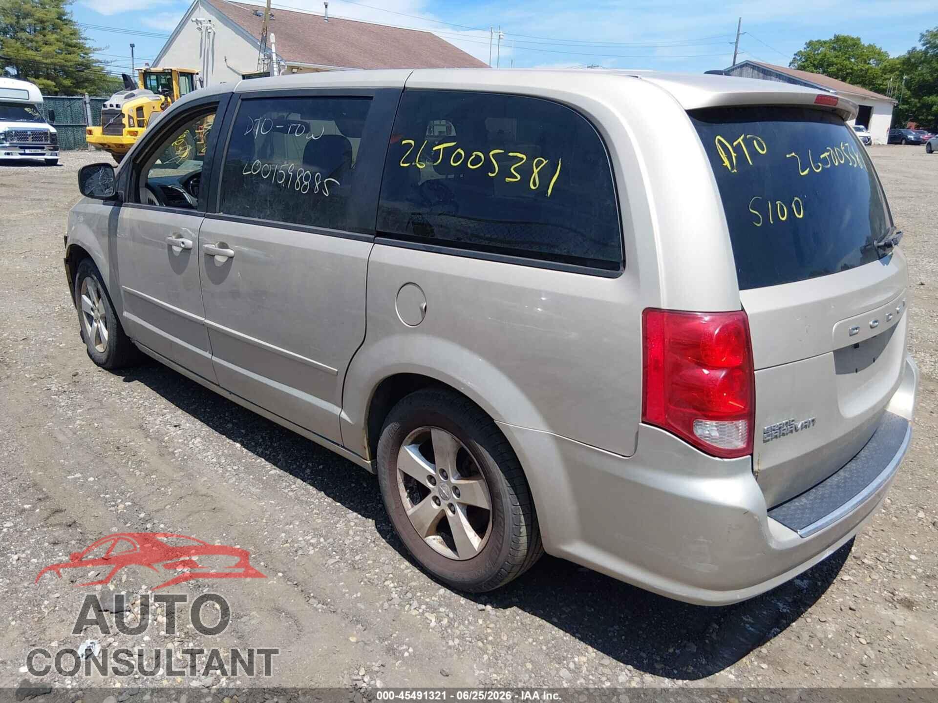 DODGE GRAND CARAVAN 2013 - 2C4RDGBG8DR517024