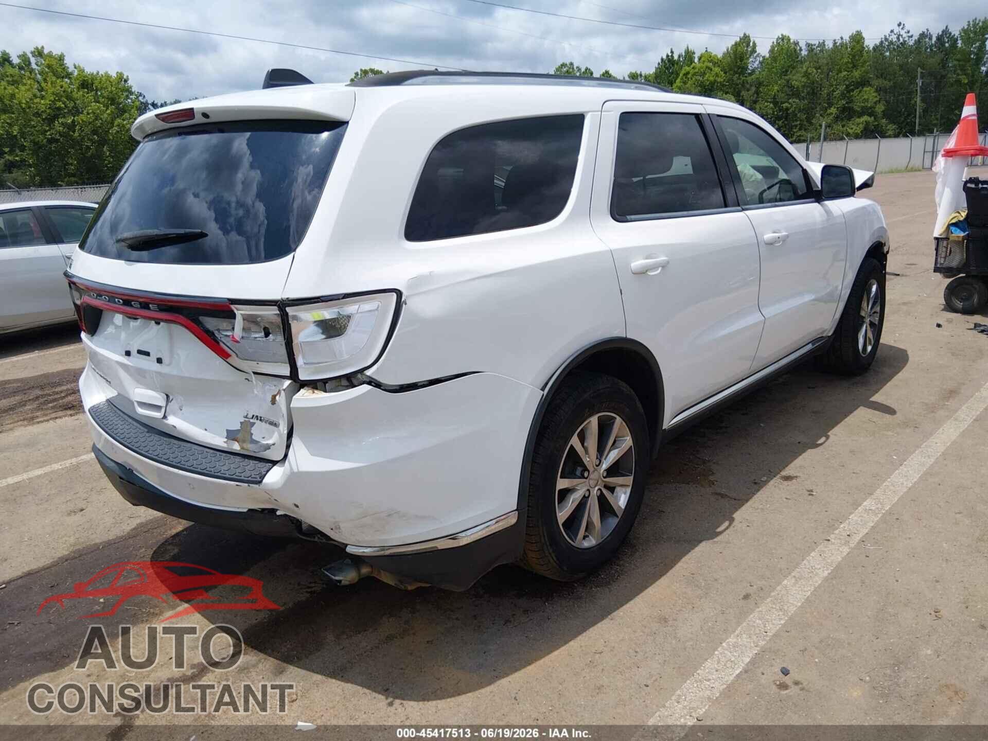 DODGE DURANGO 2016 - 1C4RDHDG4GC322702