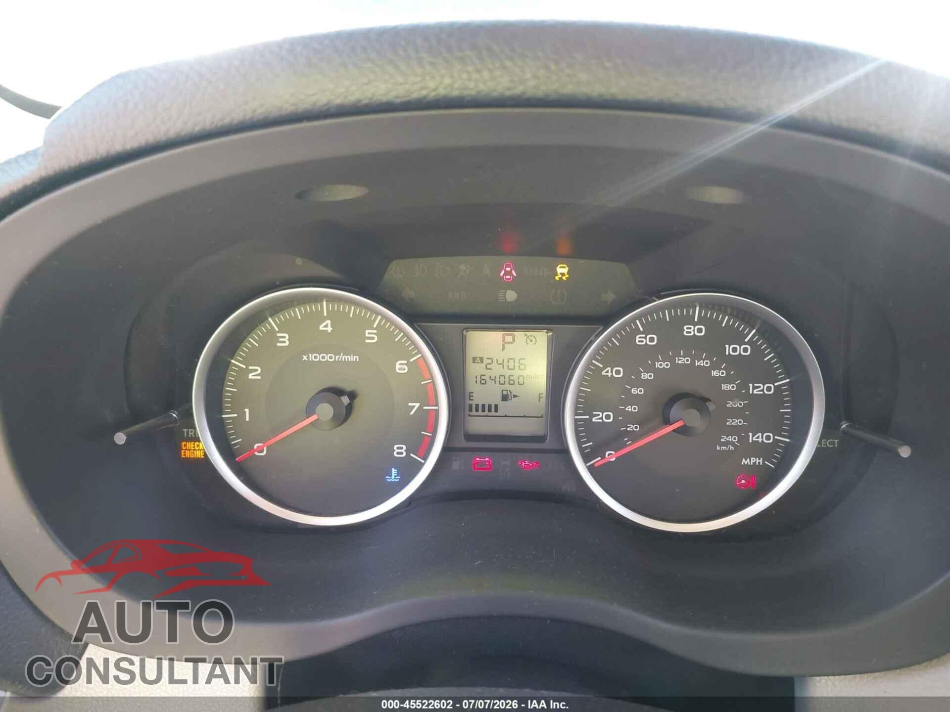 SUBARU FORESTER 2016 - JF2SJADC8GH563441