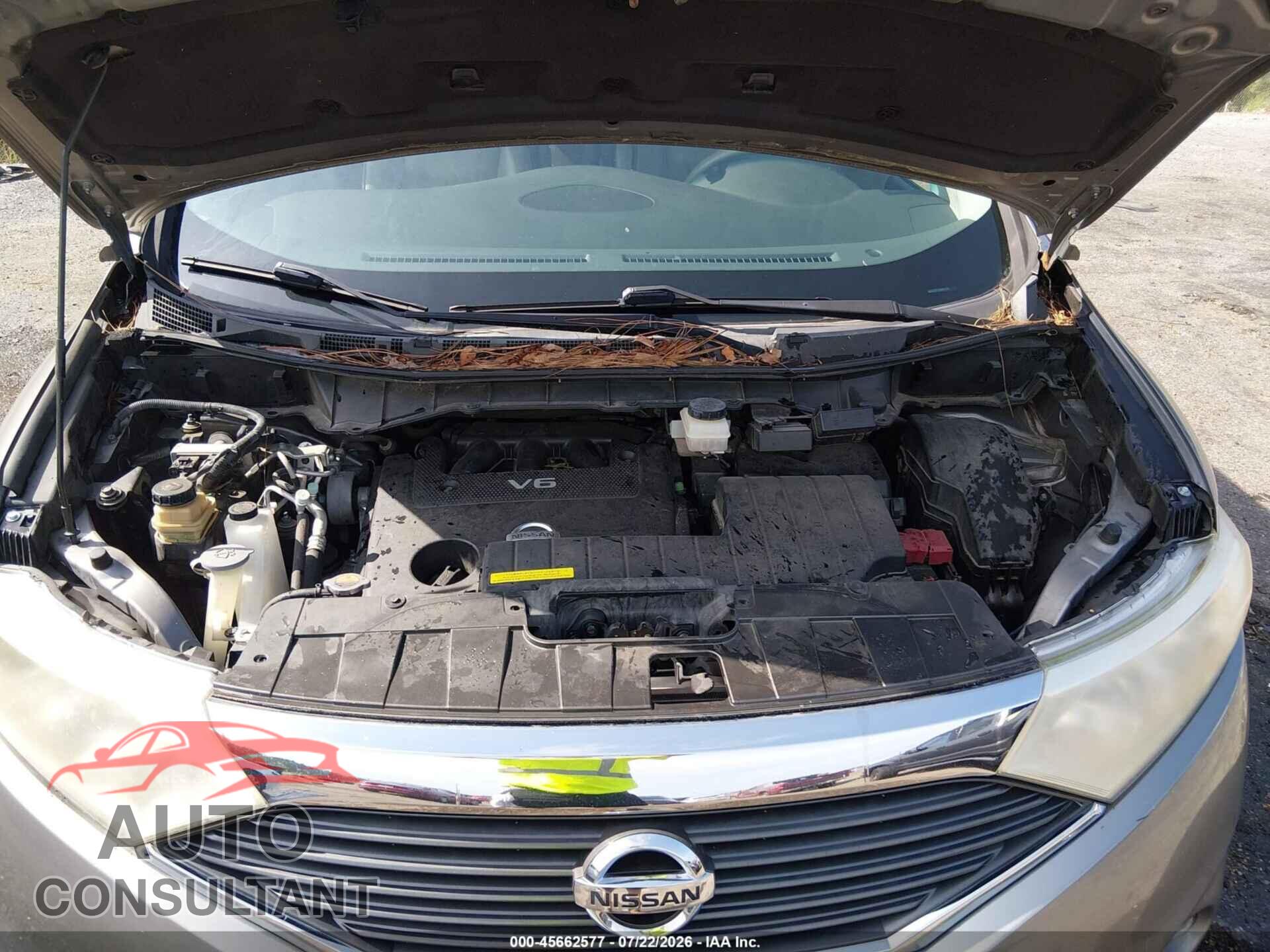 NISSAN QUEST 2013 - JN8AE2KP2D9063182