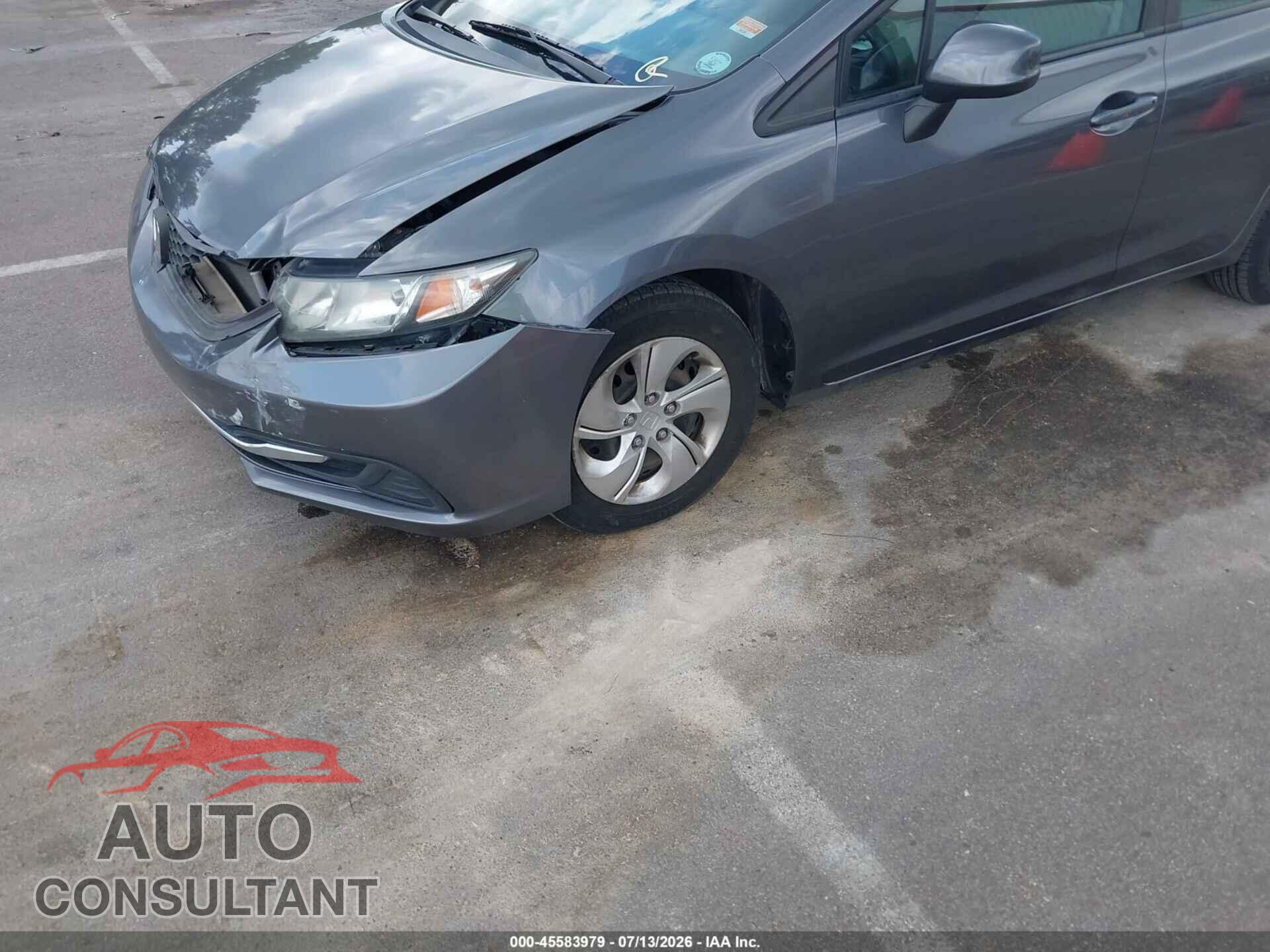 HONDA CIVIC 2013 - 19XFB2F51DE044217
