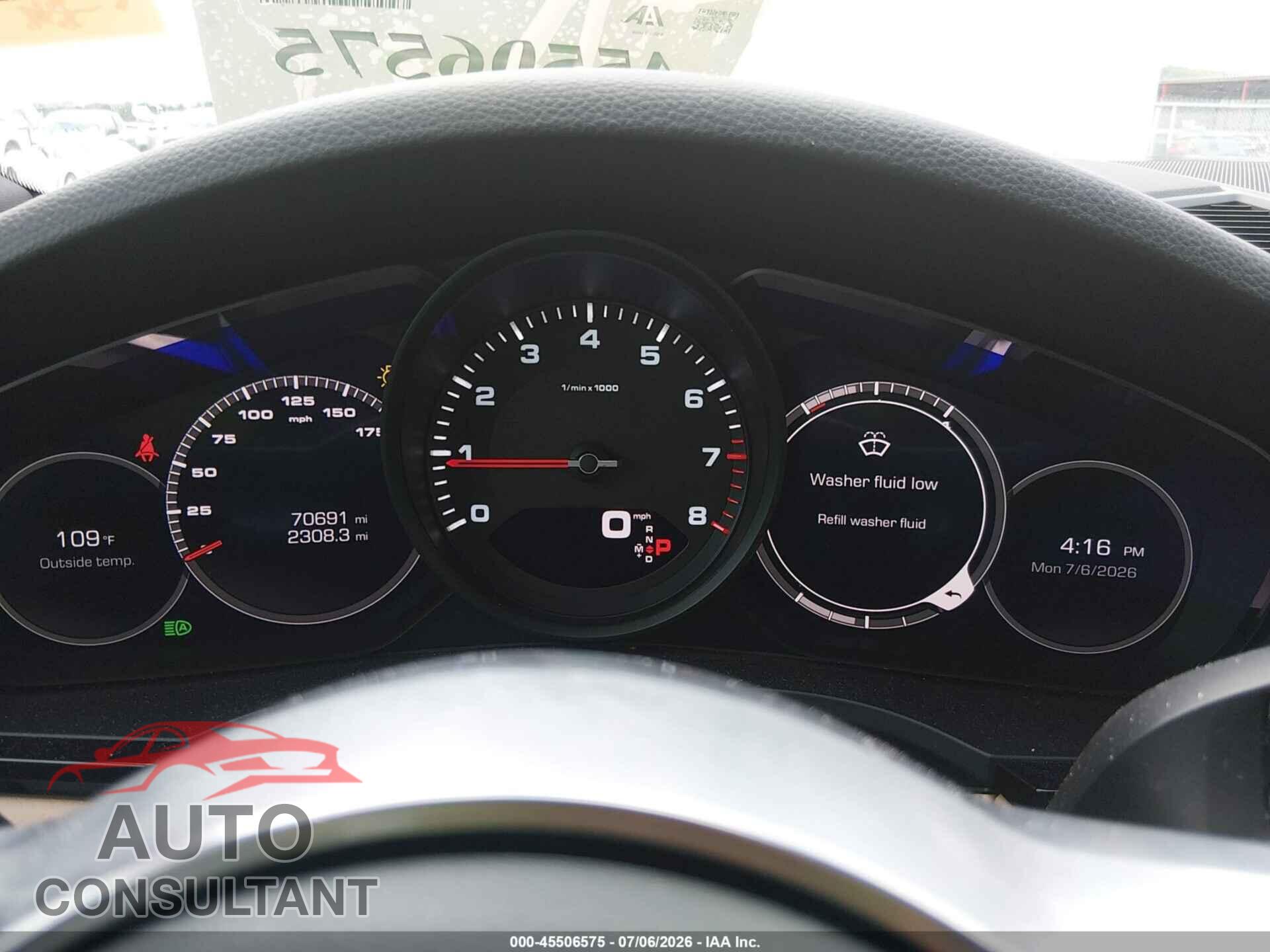 PORSCHE CAYENNE 2020 - WP1AA2AY5LDA09676