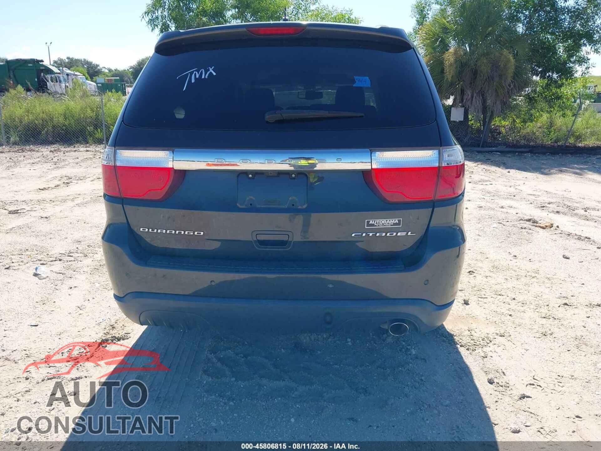 DODGE DURANGO 2011 - 1D4RD5GGXBC653189