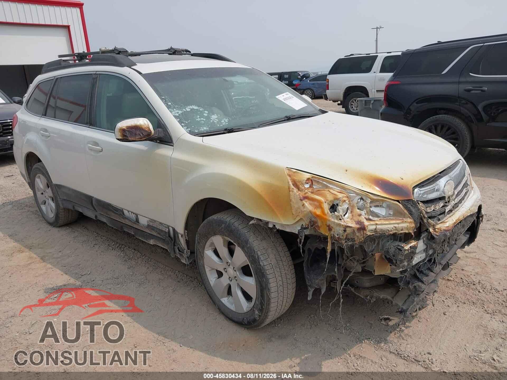 SUBARU OUTBACK 2011 - 4S4BRBKC7B3338638