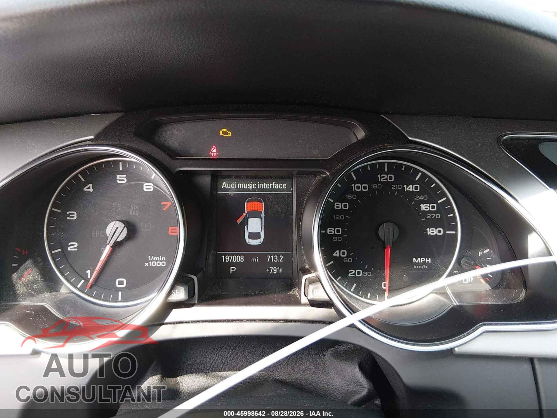 AUDI A5 2012 - WAULFAFR0CA004035