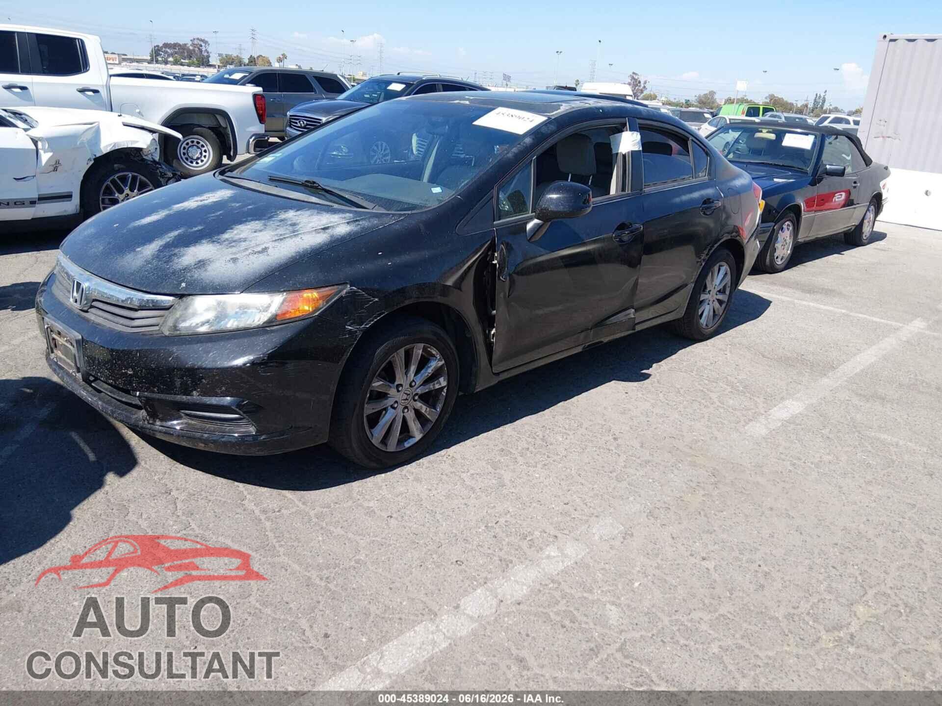 HONDA CIVIC 2012 - 2HGFB2F97CH565725