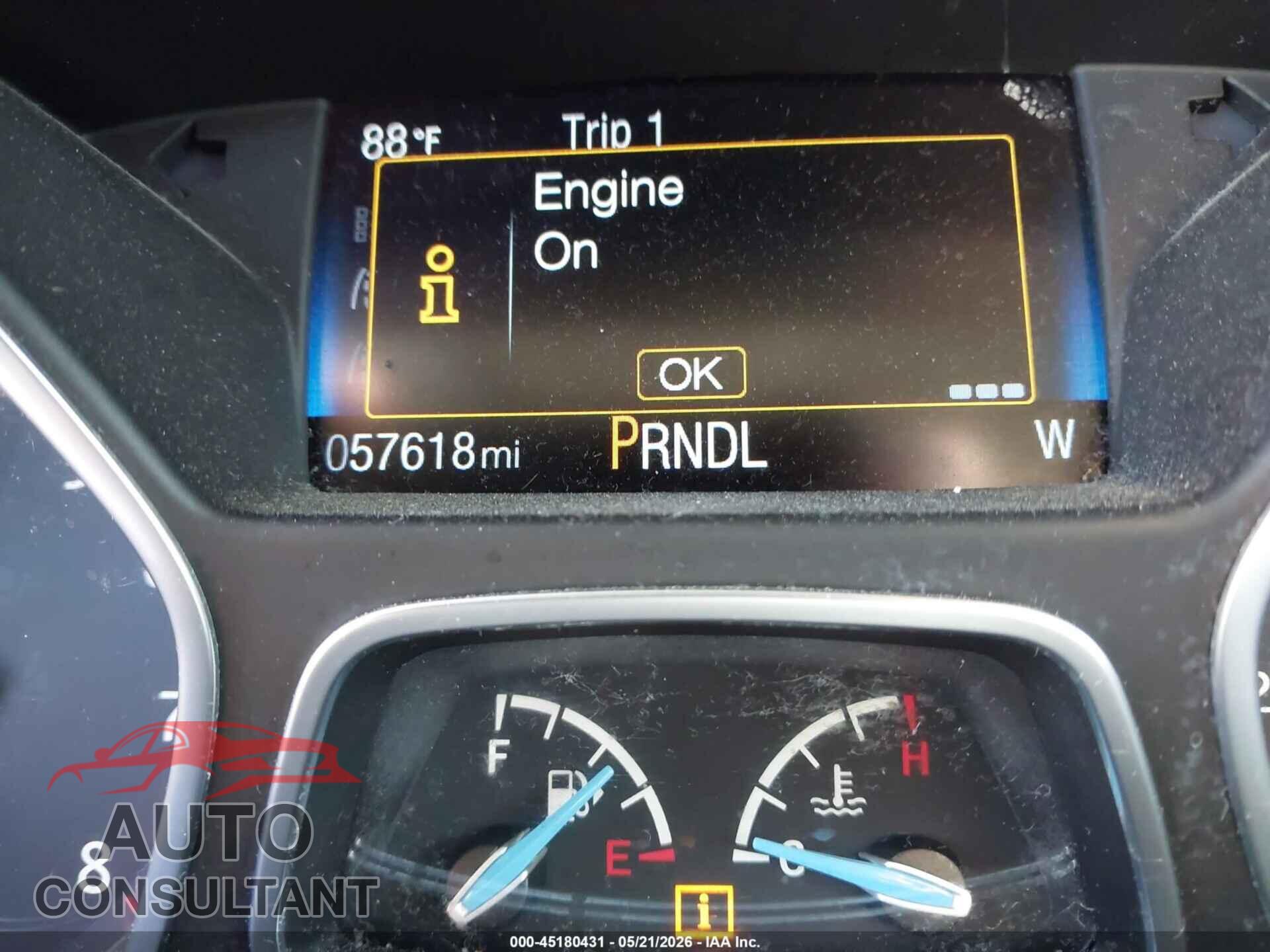 FORD FOCUS 2016 - 1FADP3F21GL250384