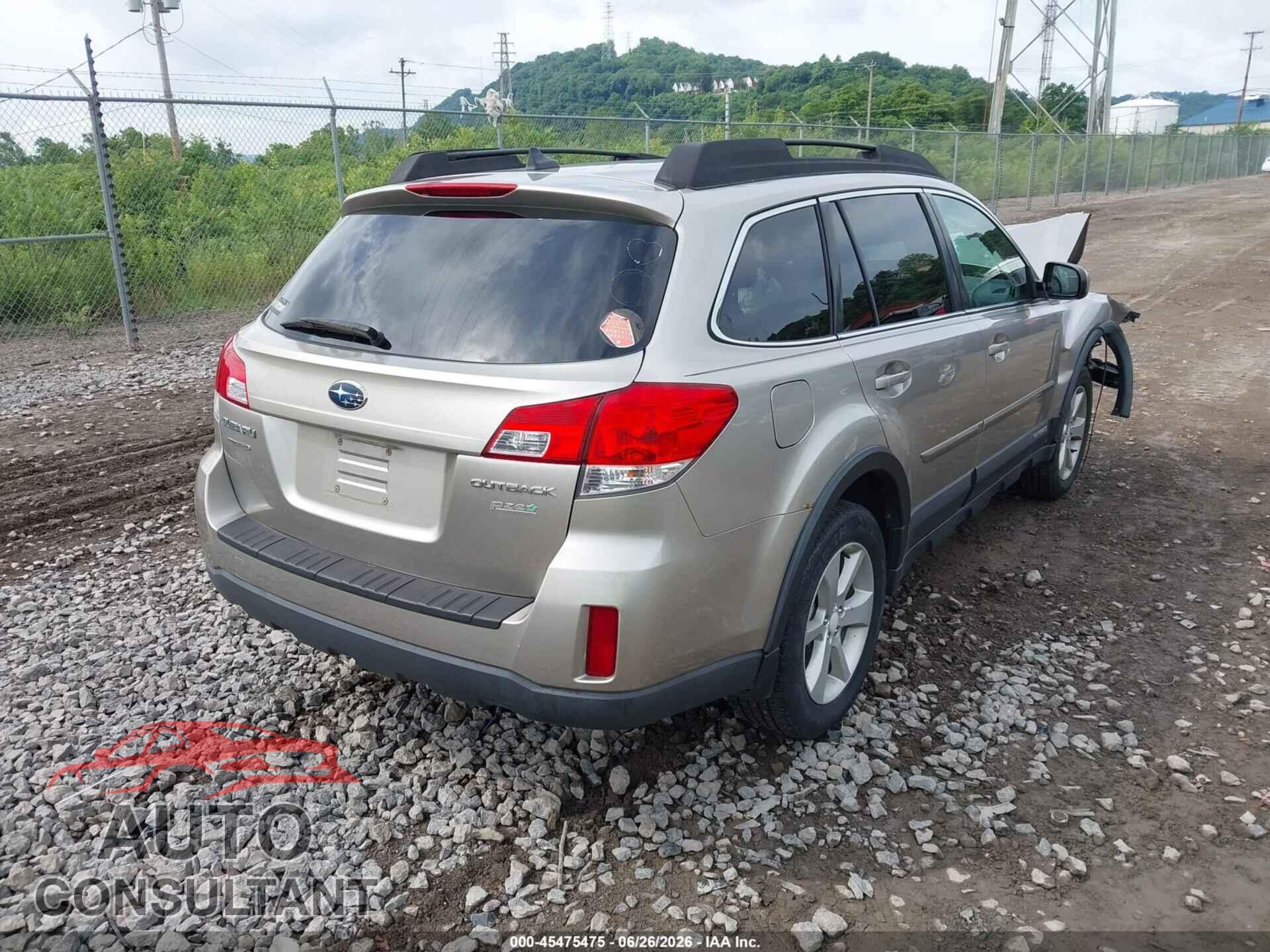 SUBARU OUTBACK 2014 - 4S4BRBCC1E3307839
