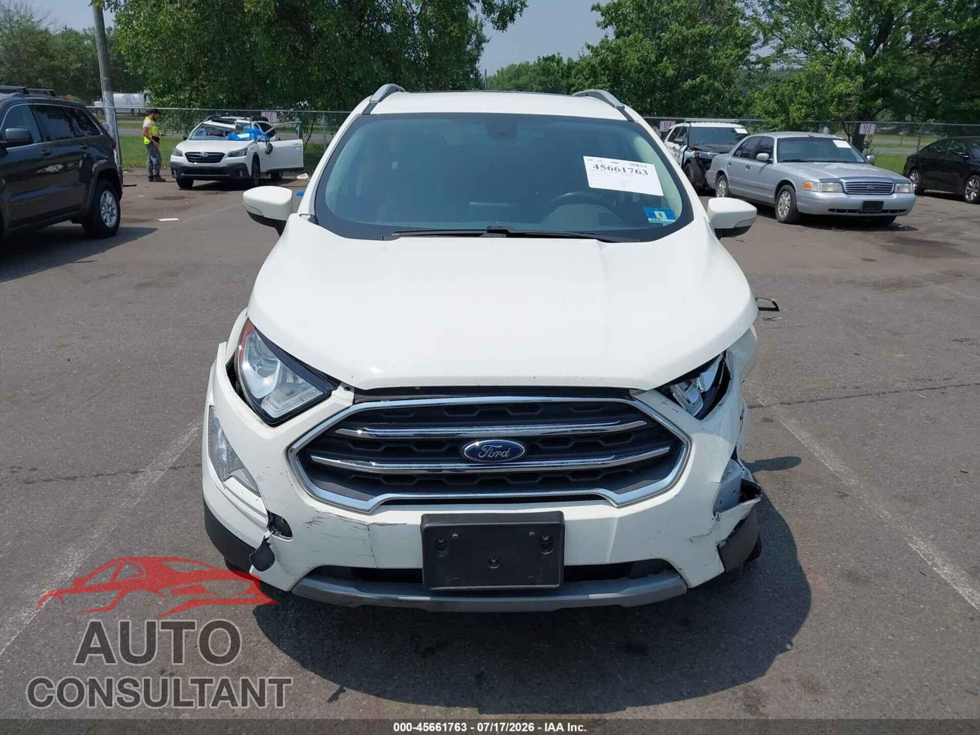 FORD ECOSPORT 2020 - MAJ6S3KL4LC330150